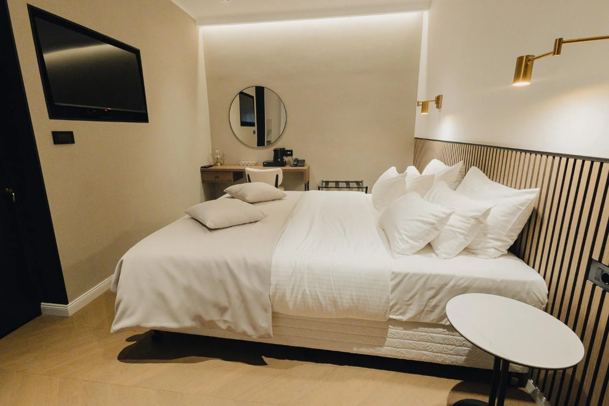 Bed in Hotel Flaneur