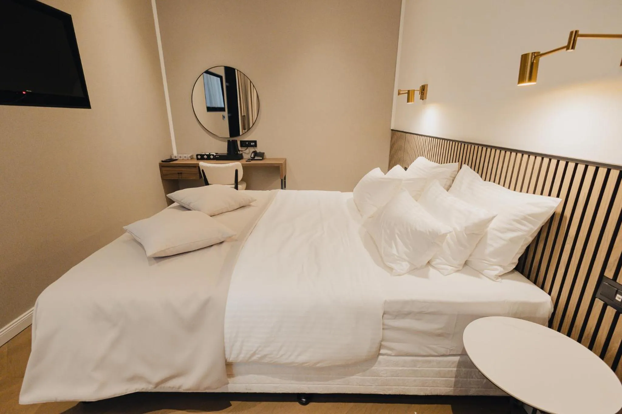 Bed in Hotel Flaneur