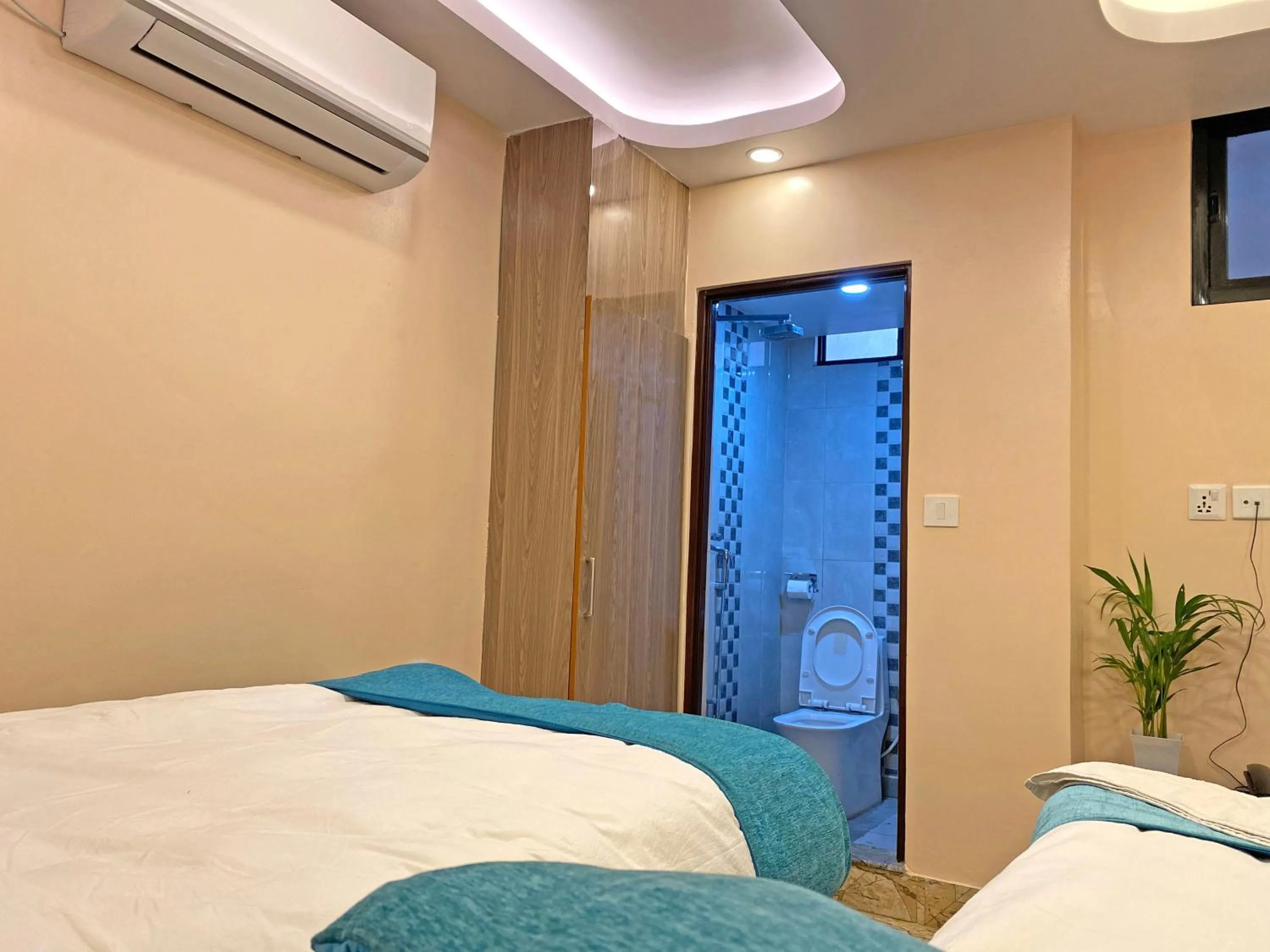 Bed in Hotel Resunga Arjun