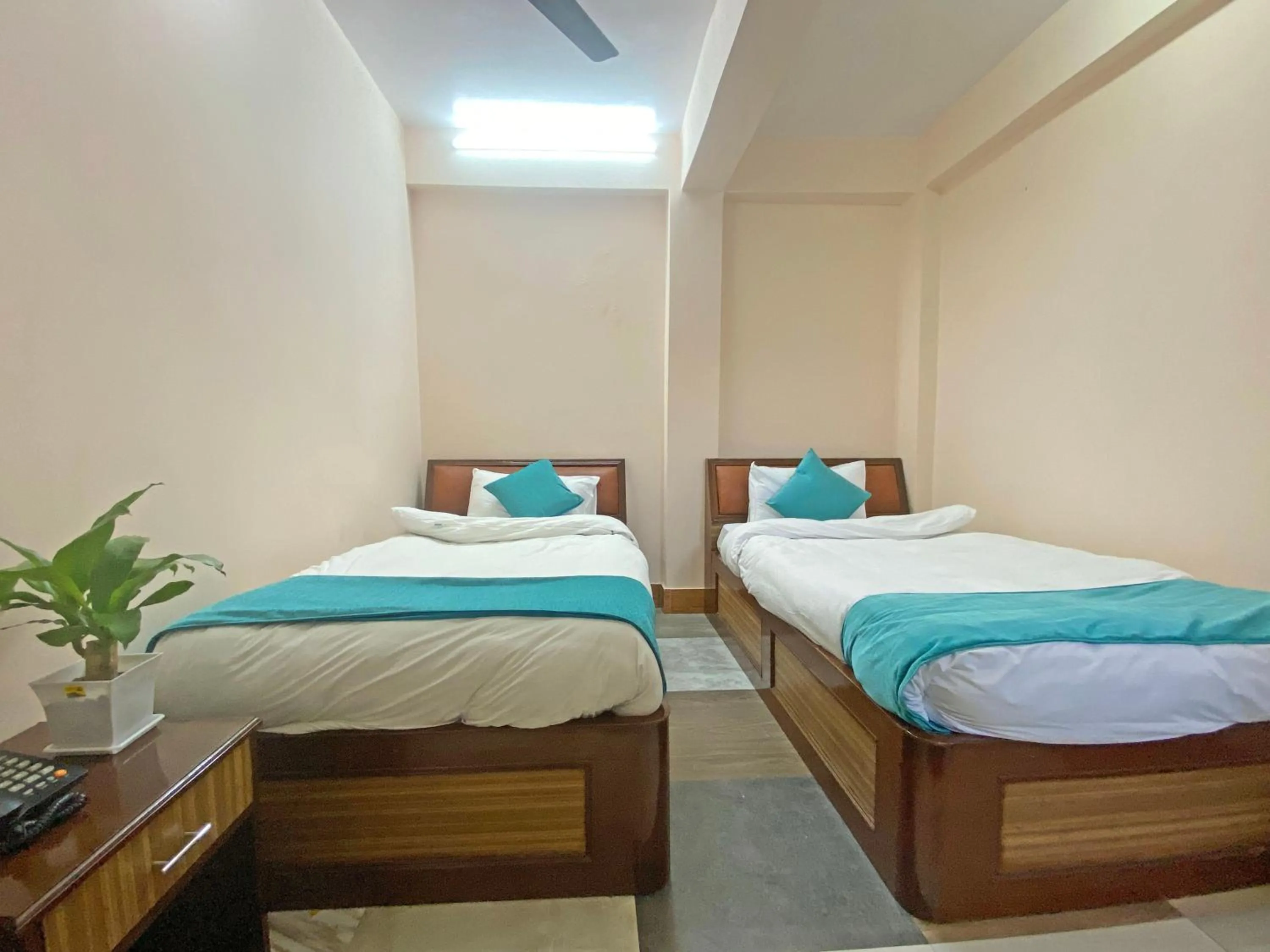 Bed in Hotel Resunga Arjun