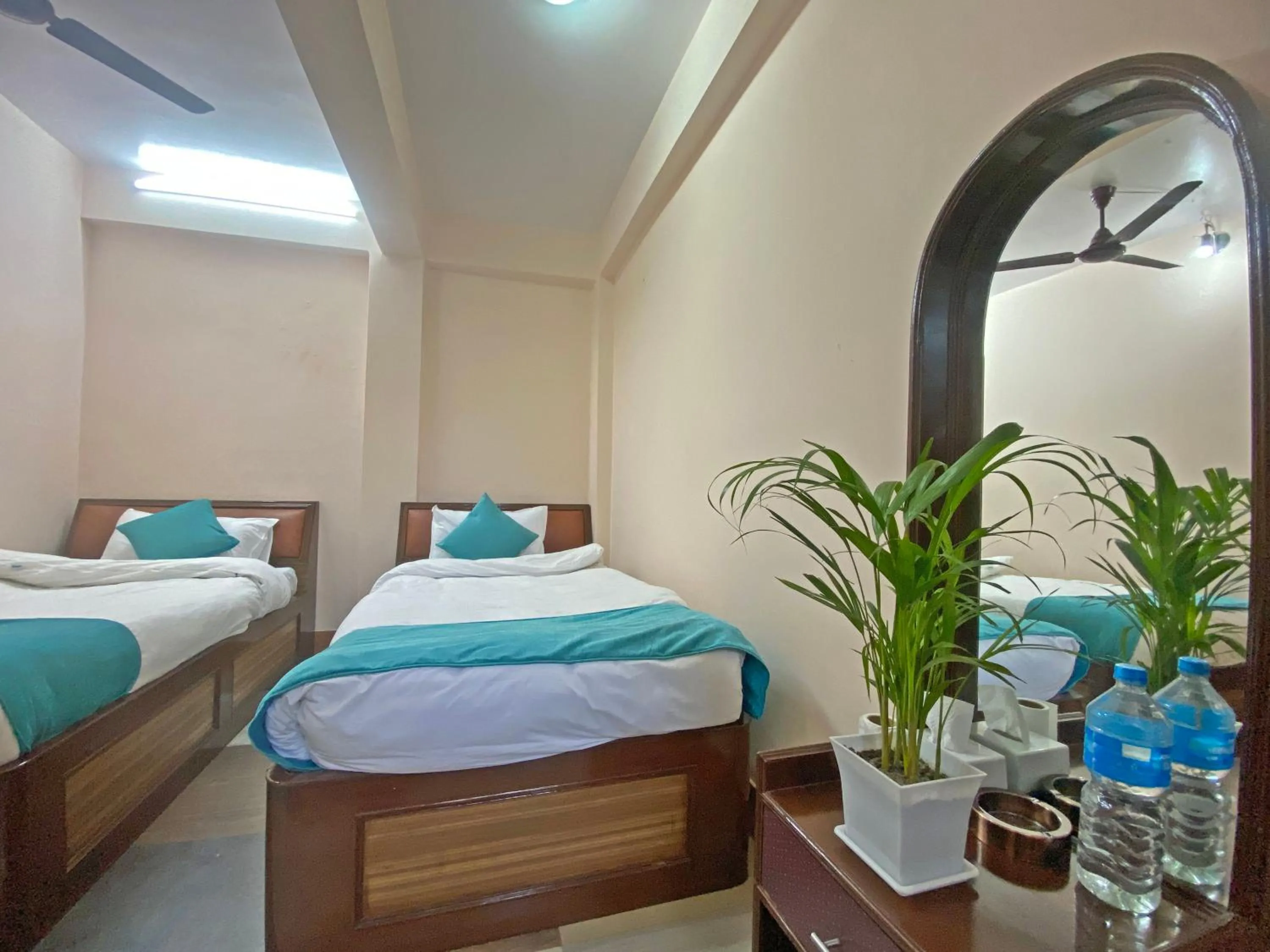 Bed in Hotel Resunga Arjun