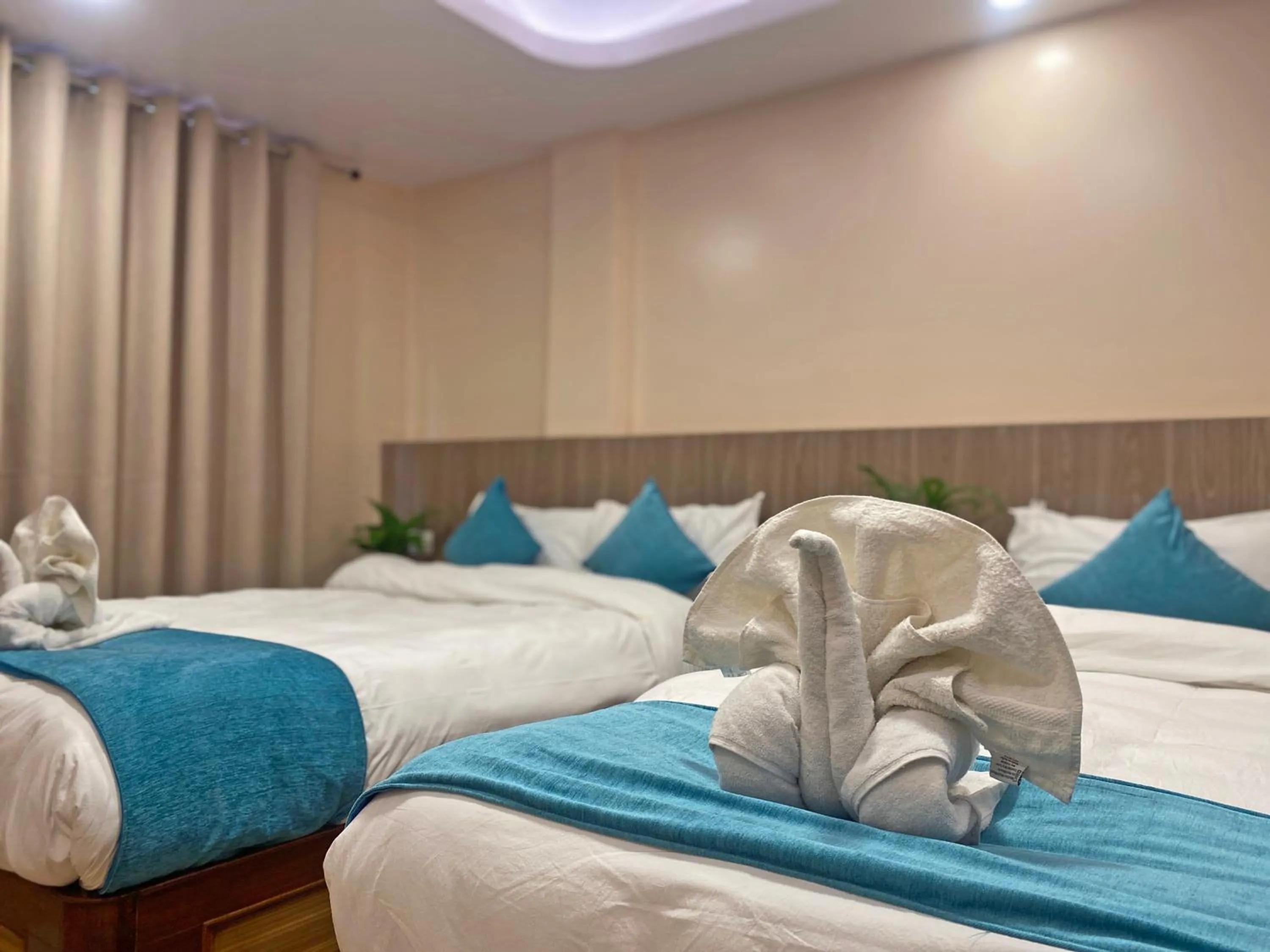 Bed in Hotel Resunga Arjun