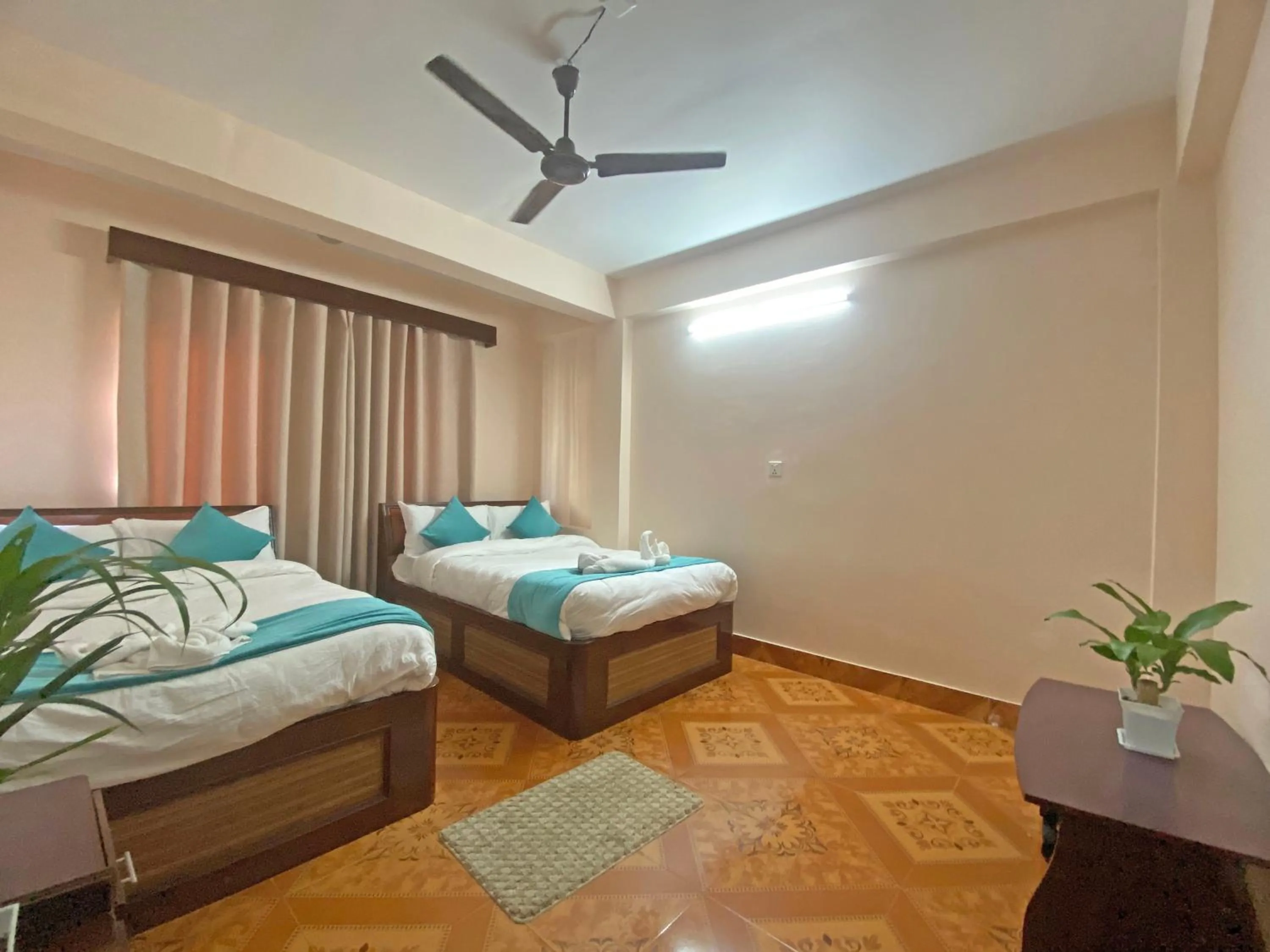 Bed in Hotel Resunga Arjun