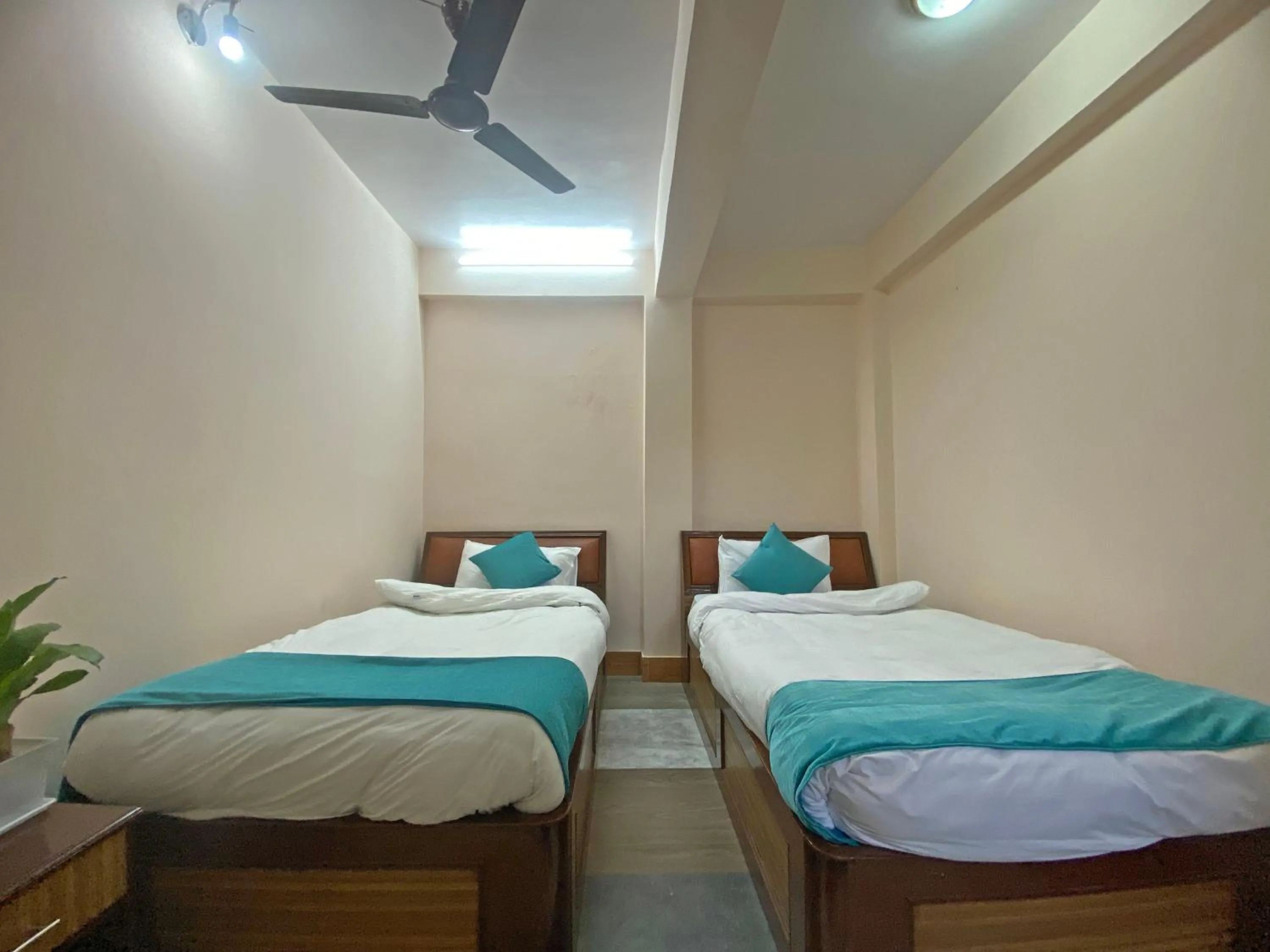 Bed in Hotel Resunga Arjun