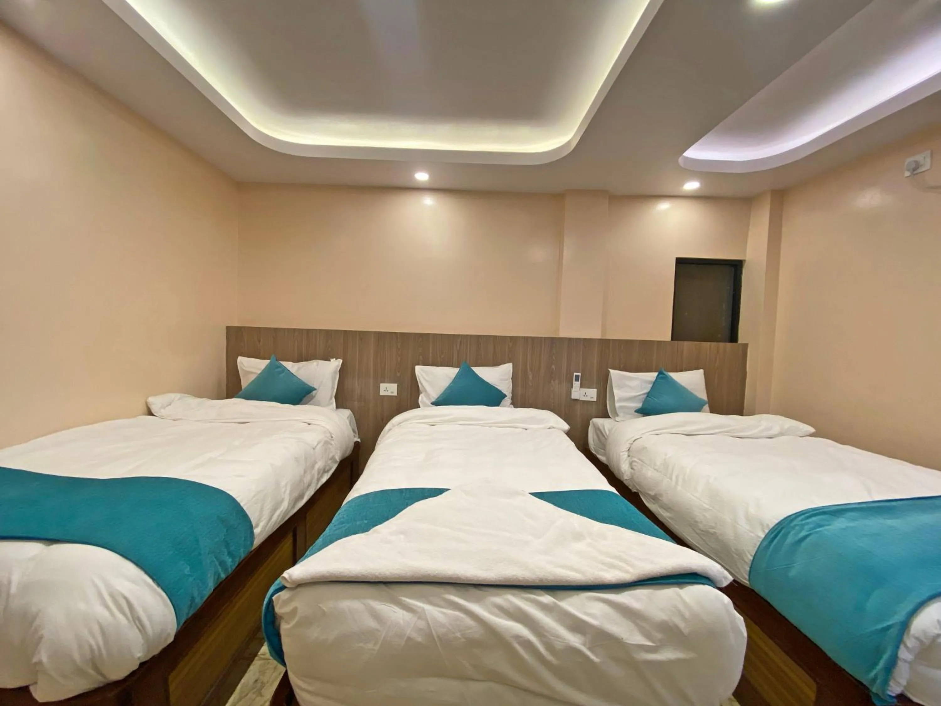 Bed in Hotel Resunga Arjun