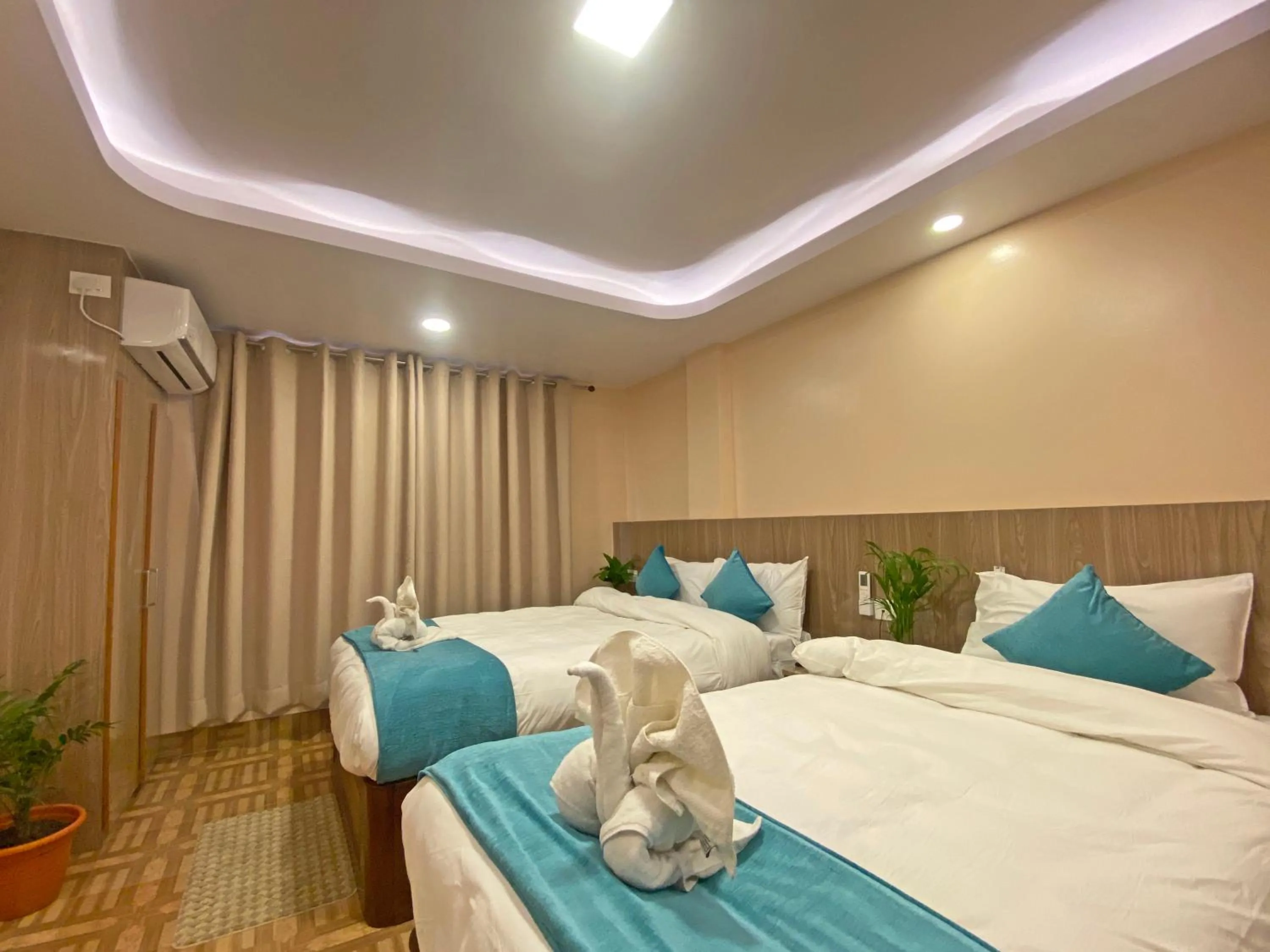 Bed in Hotel Resunga Arjun