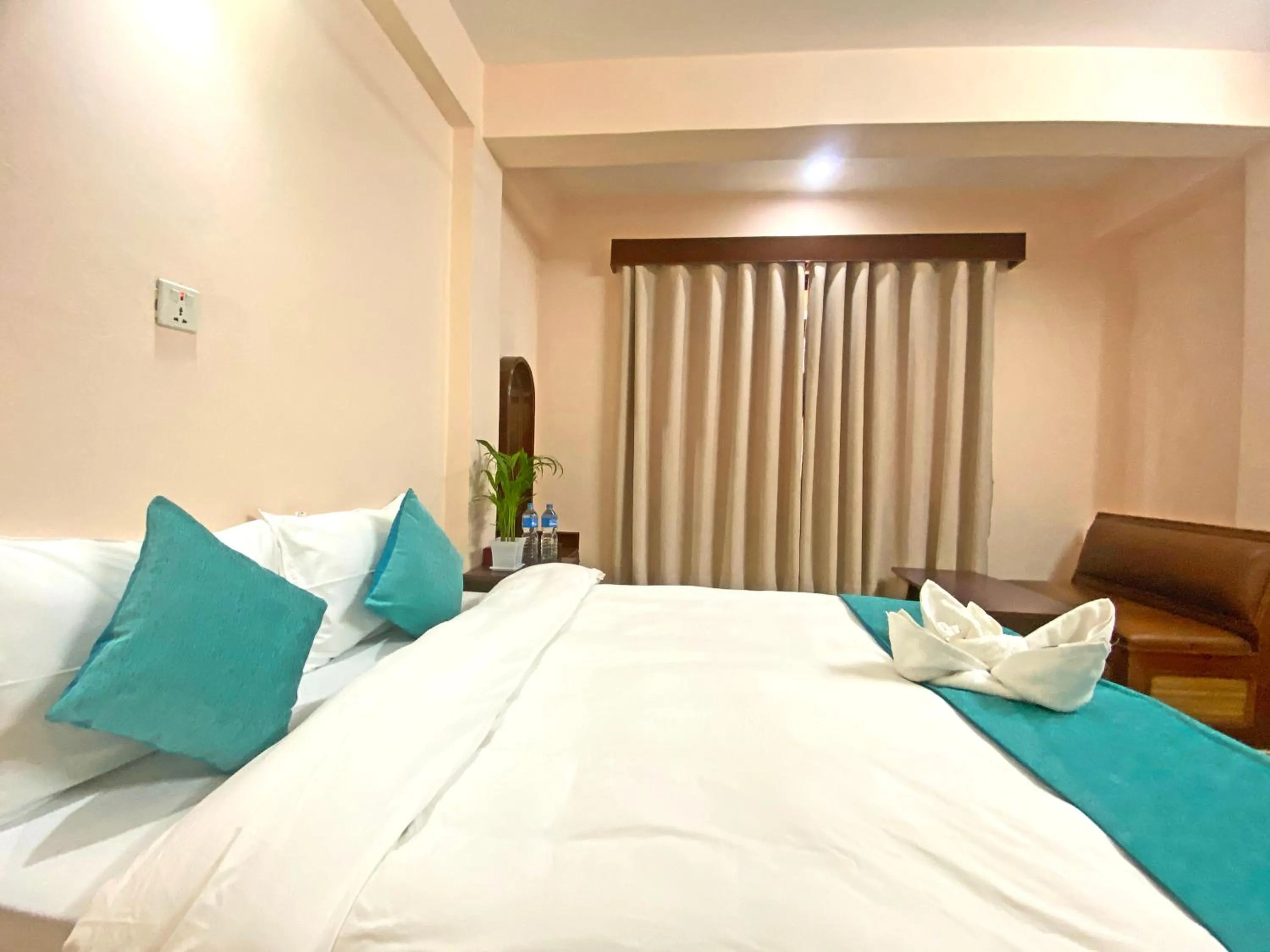 Bed in Hotel Resunga Arjun