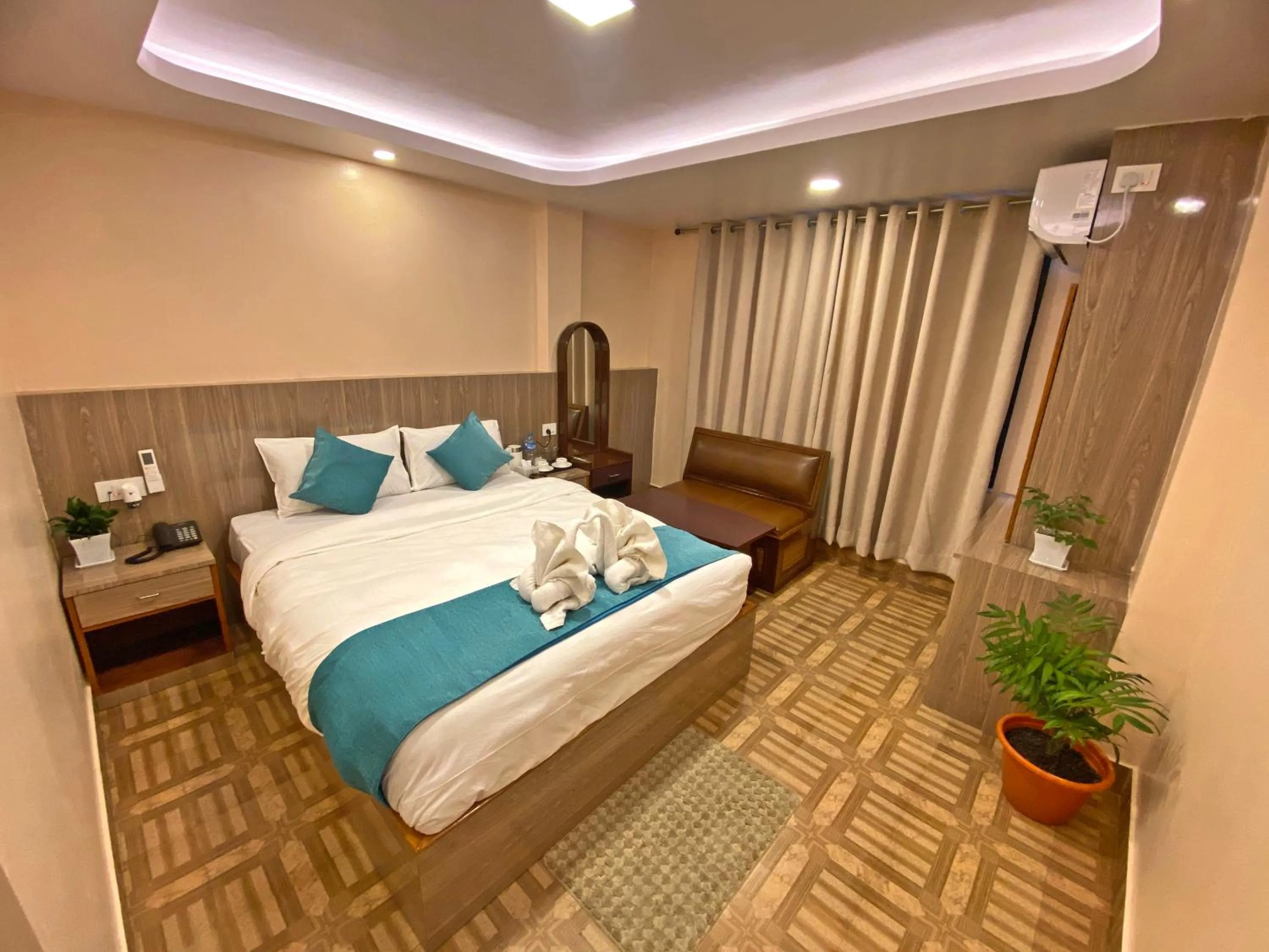 Bed in Hotel Resunga Arjun