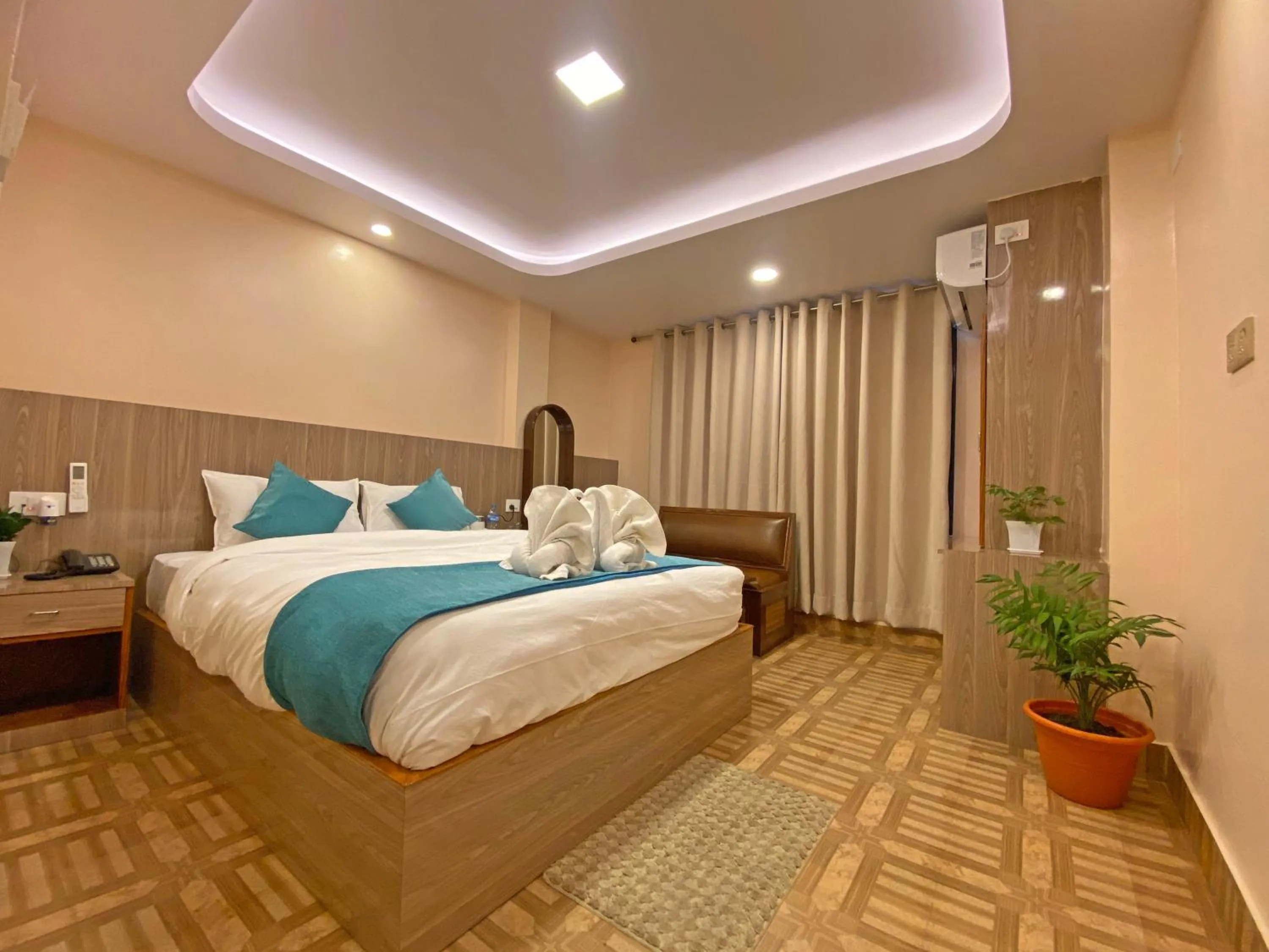 Bed in Hotel Resunga Arjun