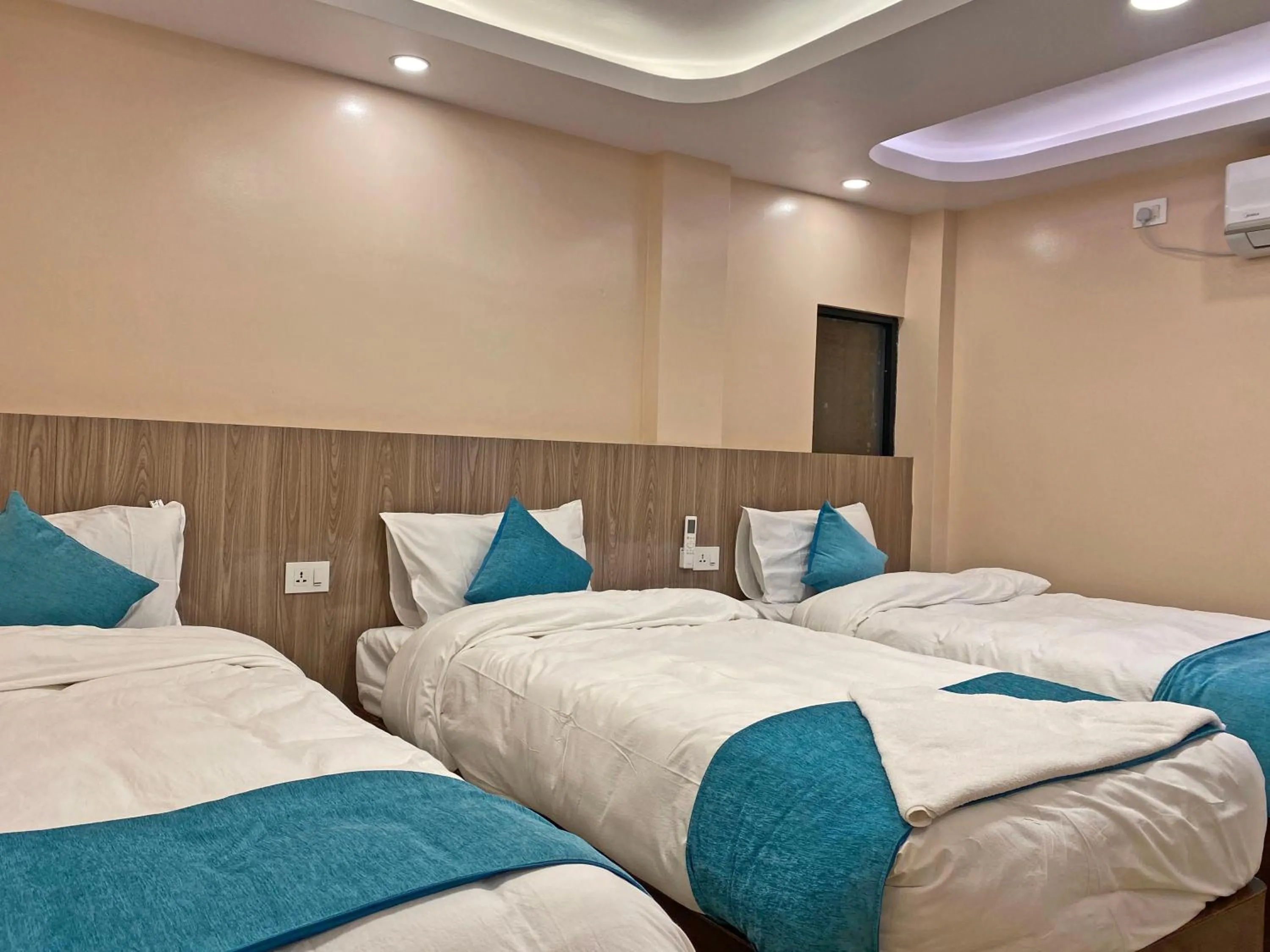 Bed in Hotel Resunga Arjun