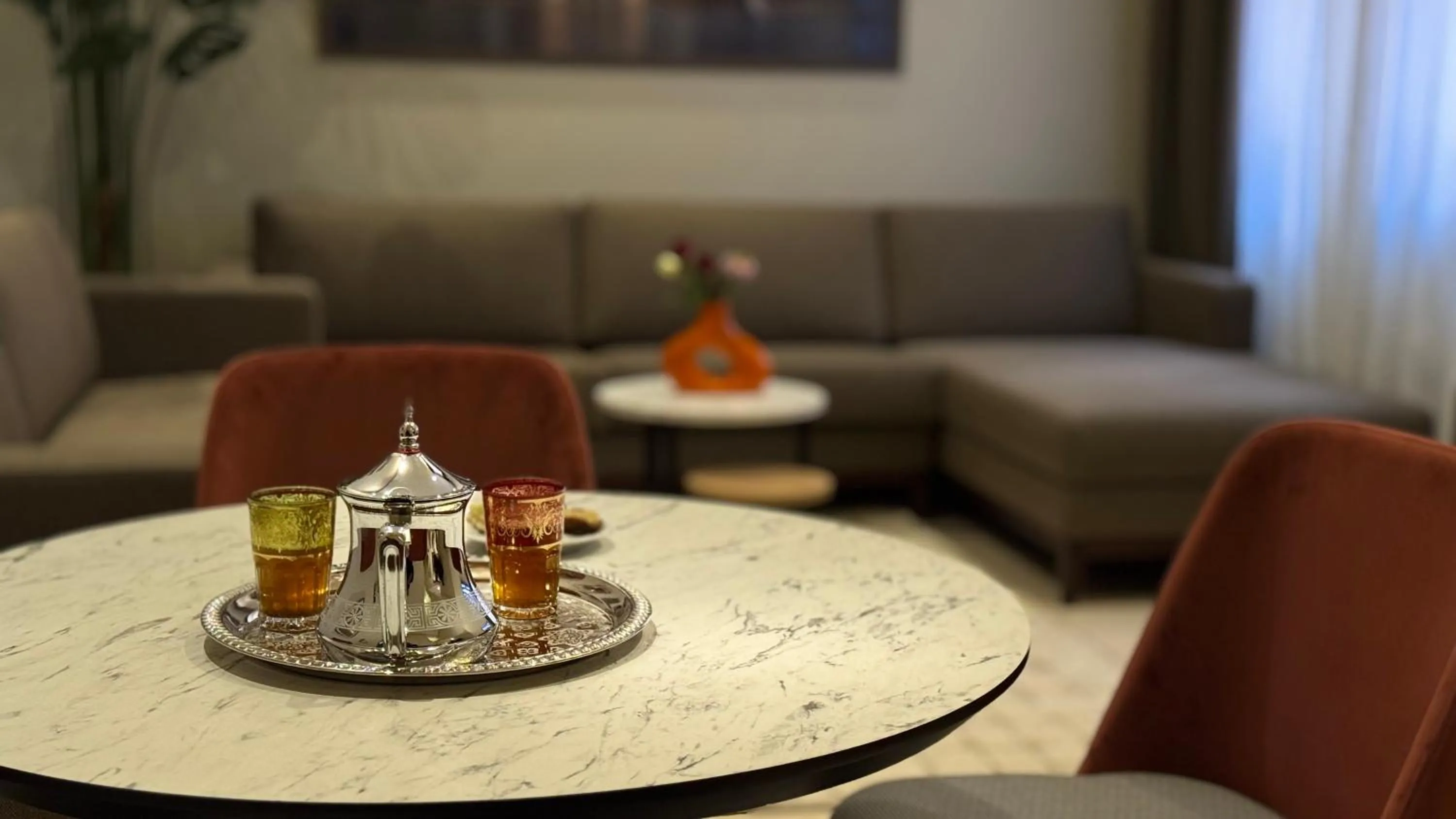 Living room in Residence Eden Marrakech