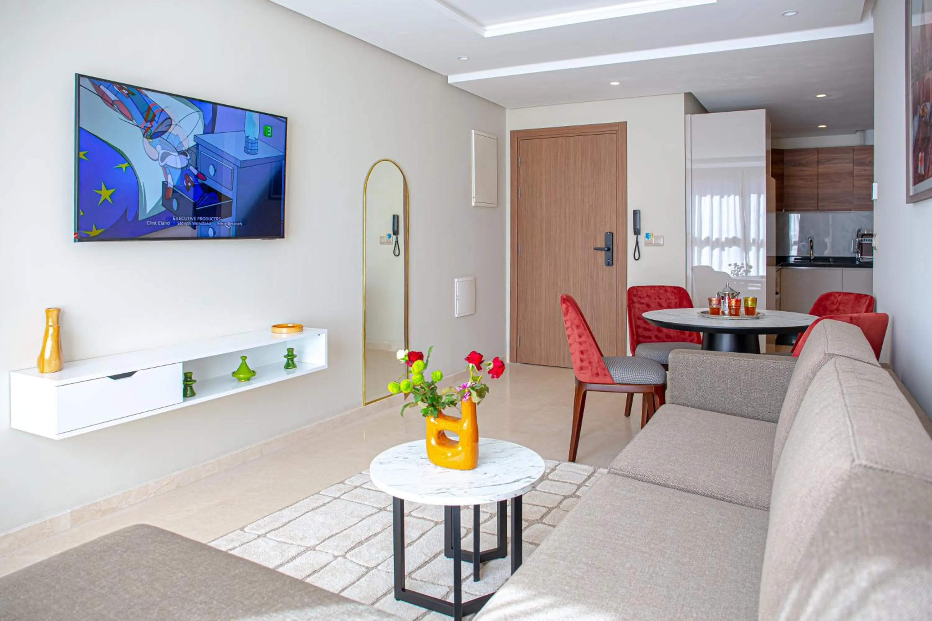 Communal lounge/ TV room in Residence Eden Marrakech