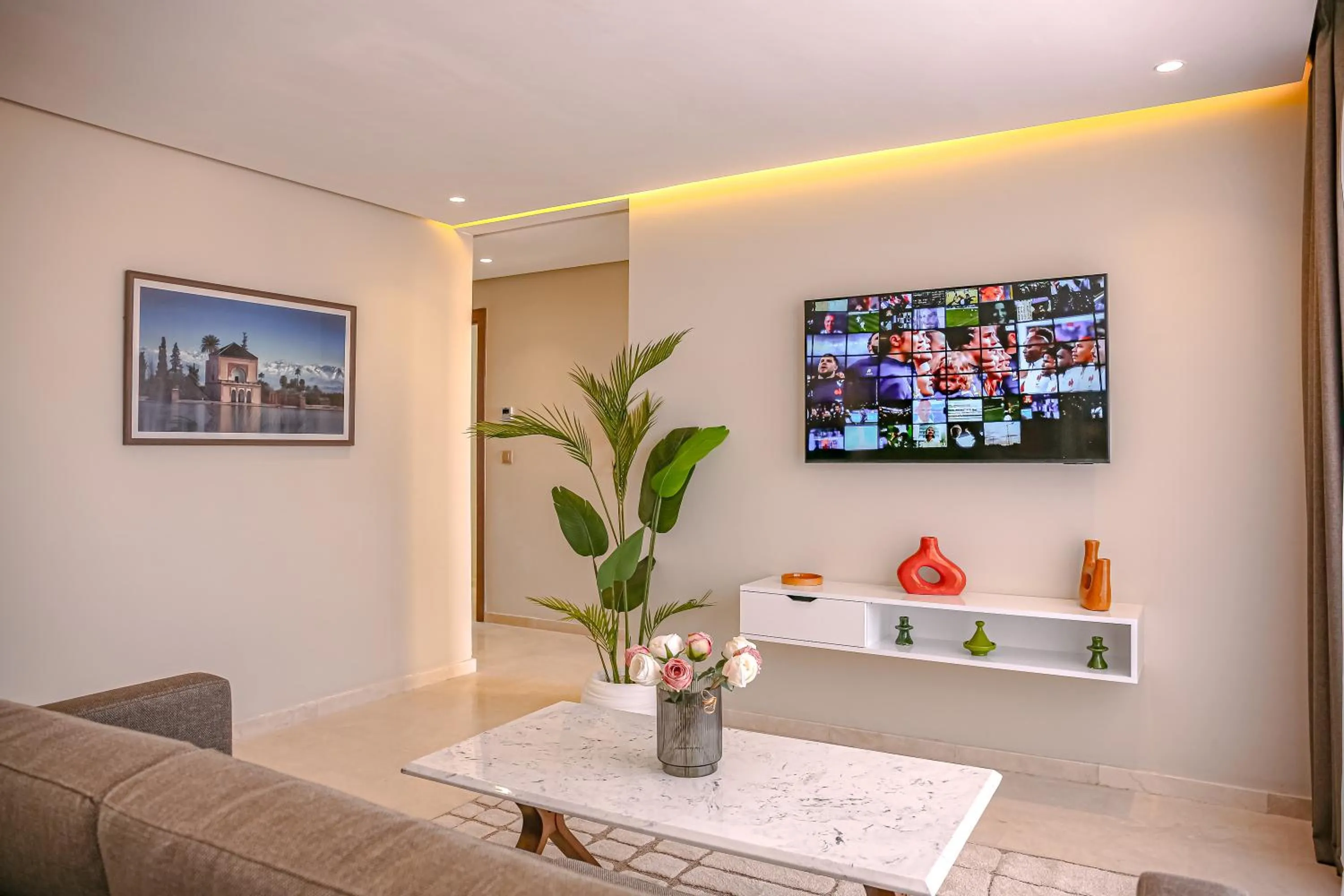 Communal lounge/ TV room in Residence Eden Marrakech