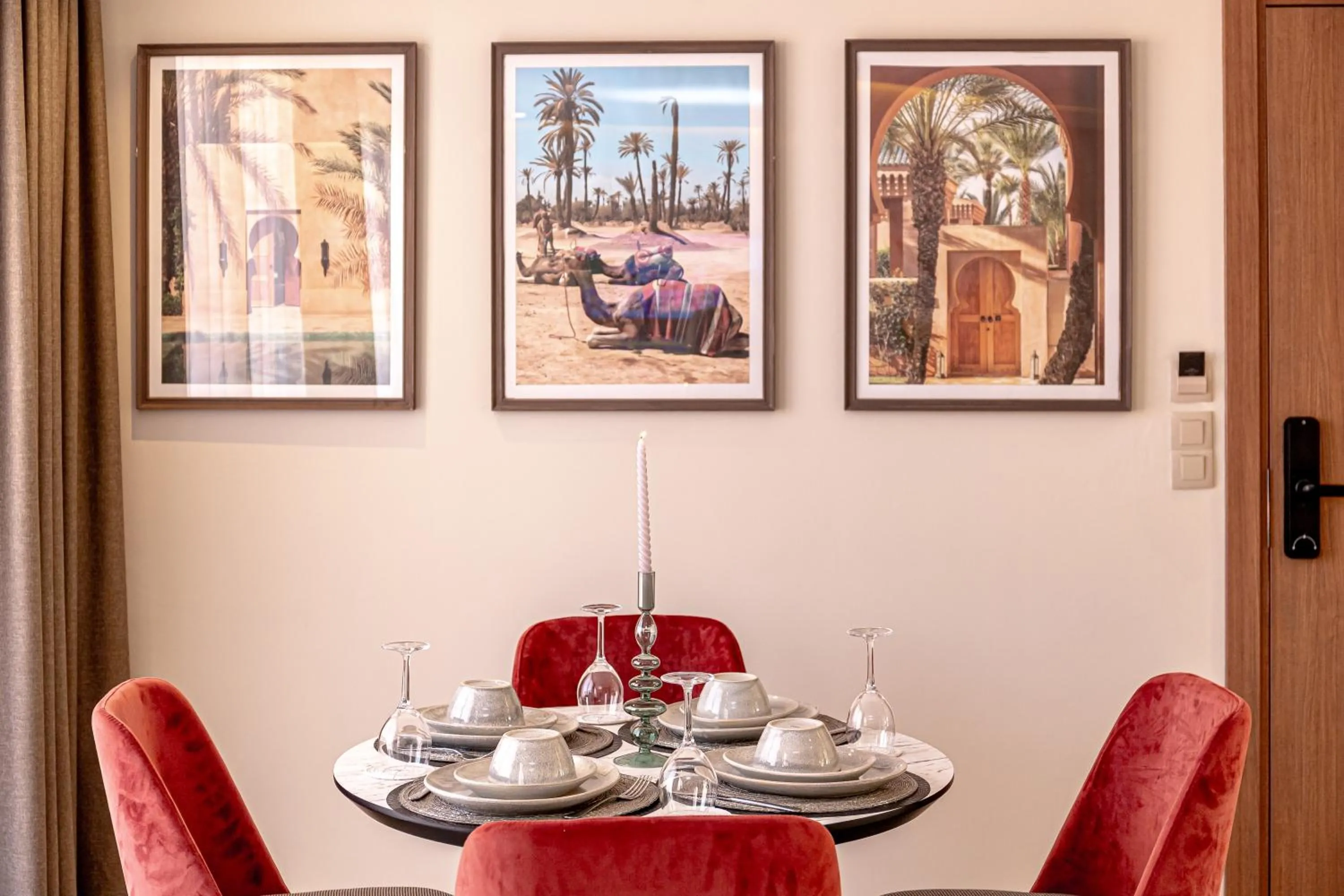 Living room in Residence Eden Marrakech