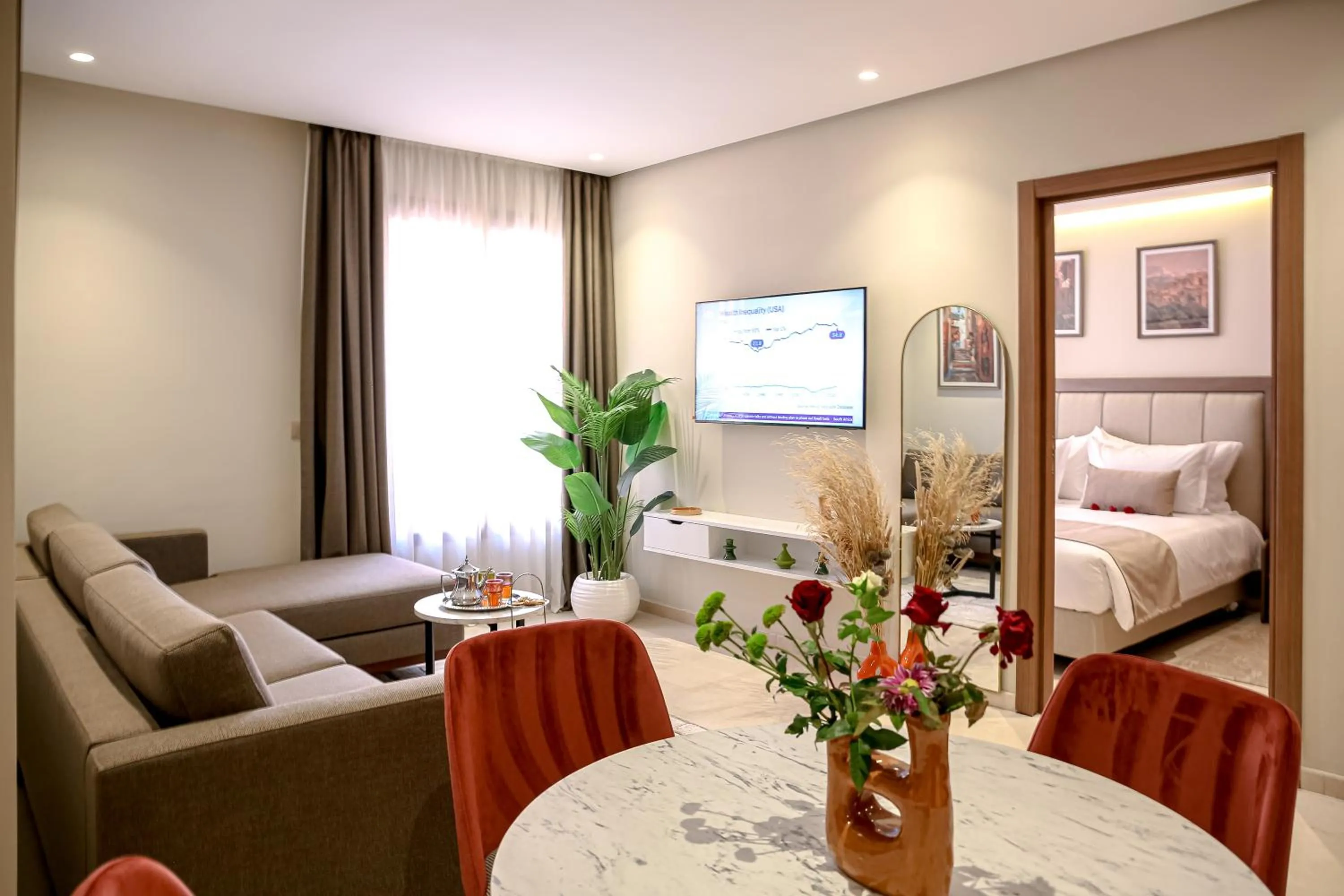 TV and multimedia, Bed in Residence Eden Marrakech