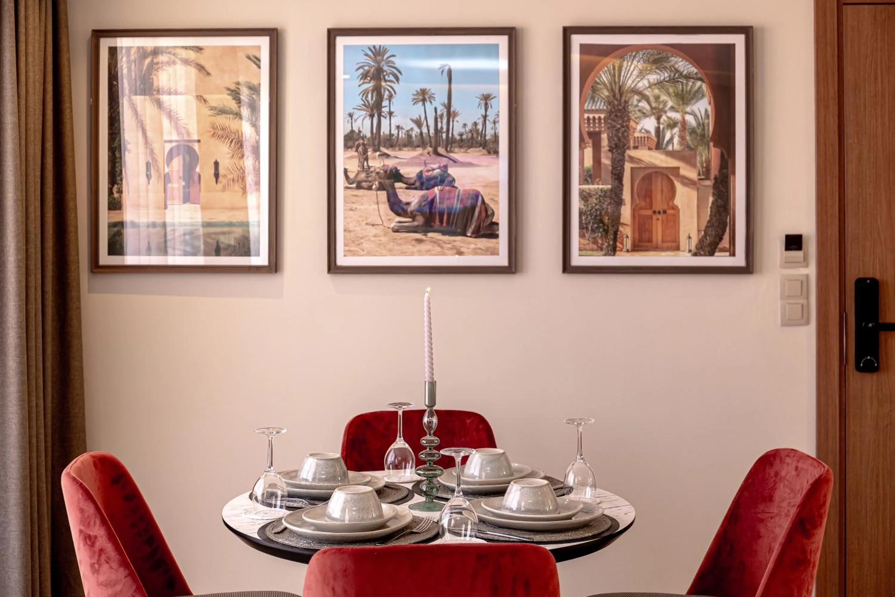 Decorative detail in Residence Eden Marrakech