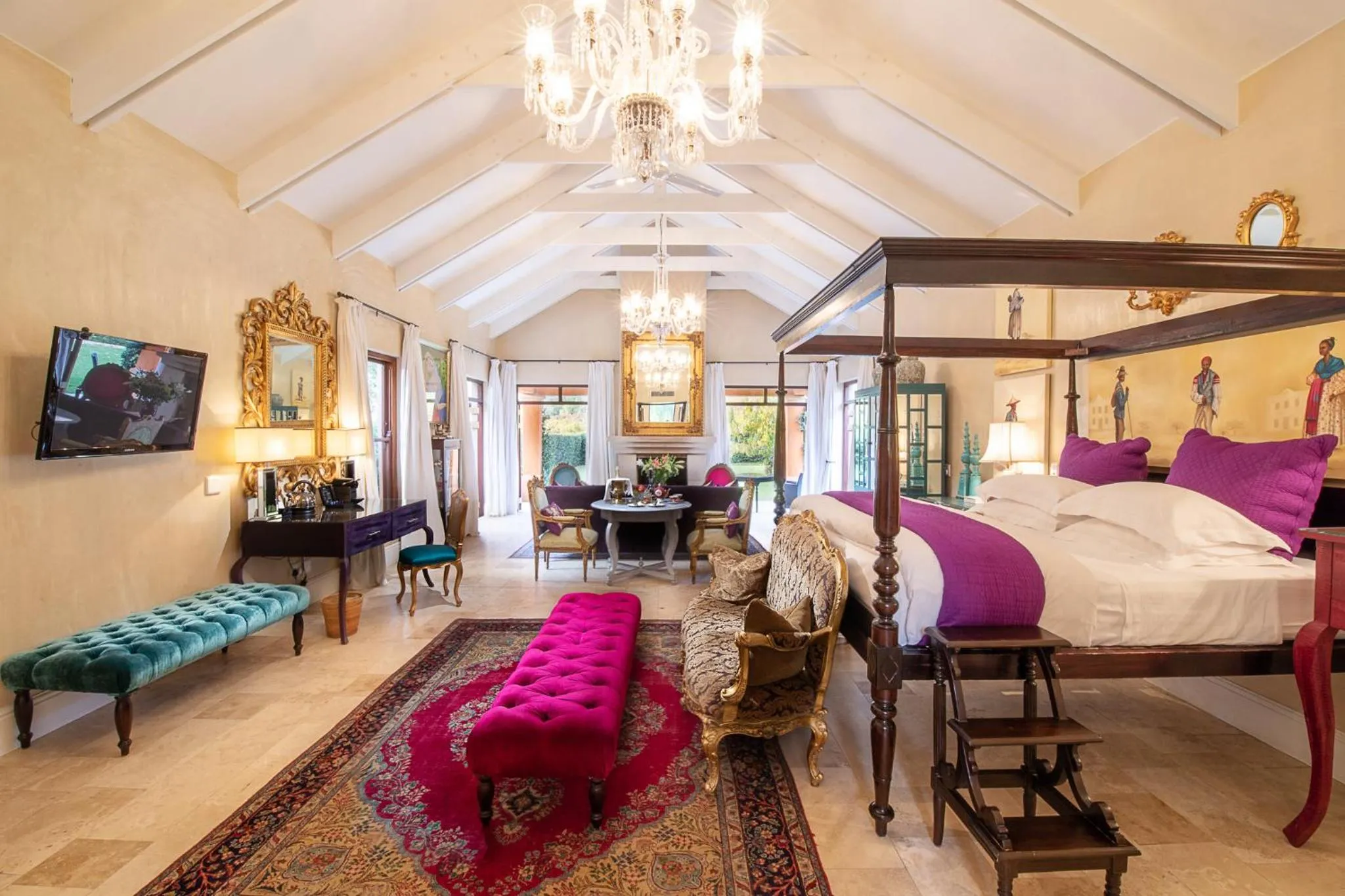 Bedroom, Bed in La Residence