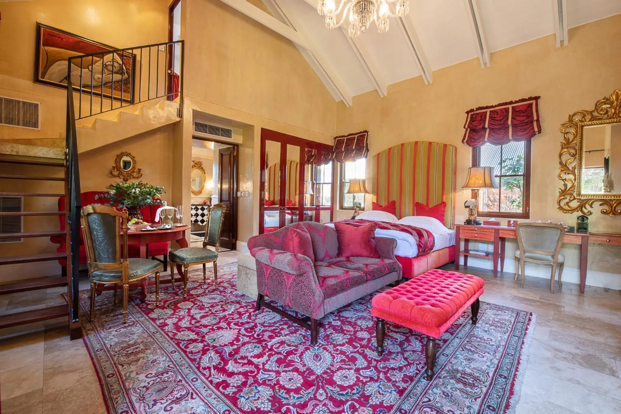 Seating area in La Residence