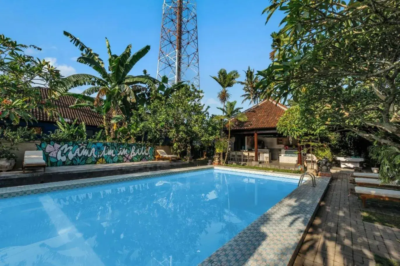 Swimming pool in Ubud Backpacker Hostel Swimming pool in Ubud Backpacker Hostel