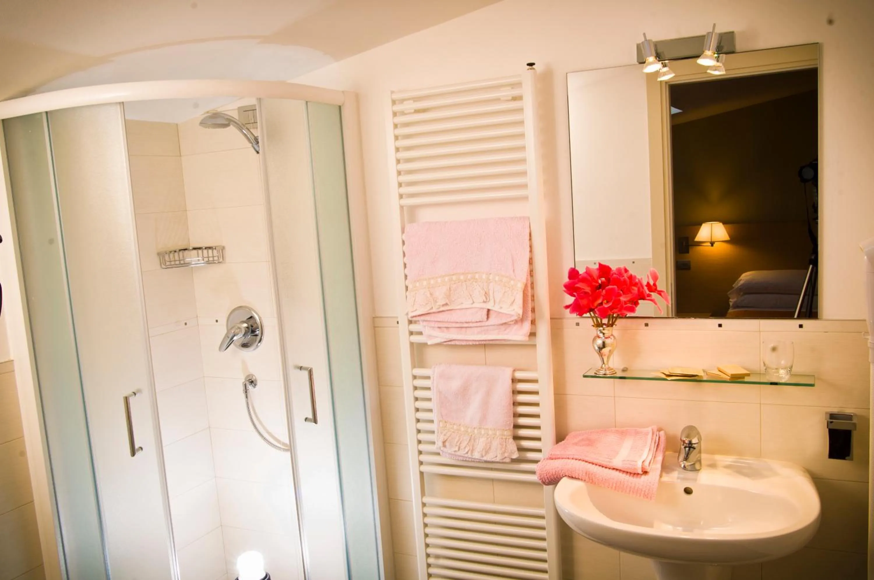 Shower in Hotel Main Street