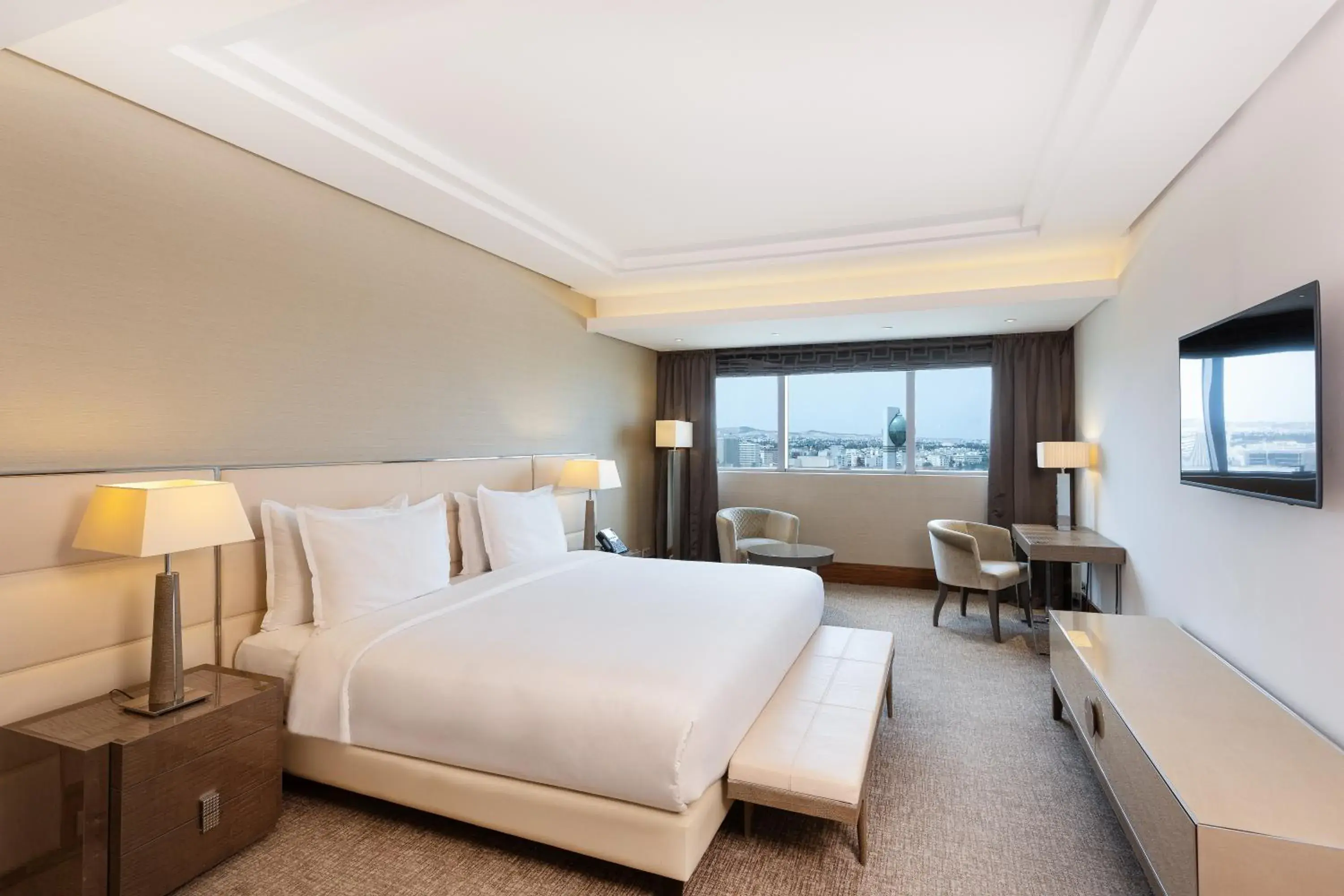 View (from property/room), Bed in Radisson Blu Hotel & Convention Center, Tunis View (from property/room), Bed in Radisson Blu Hotel & Convention Center, Tunis