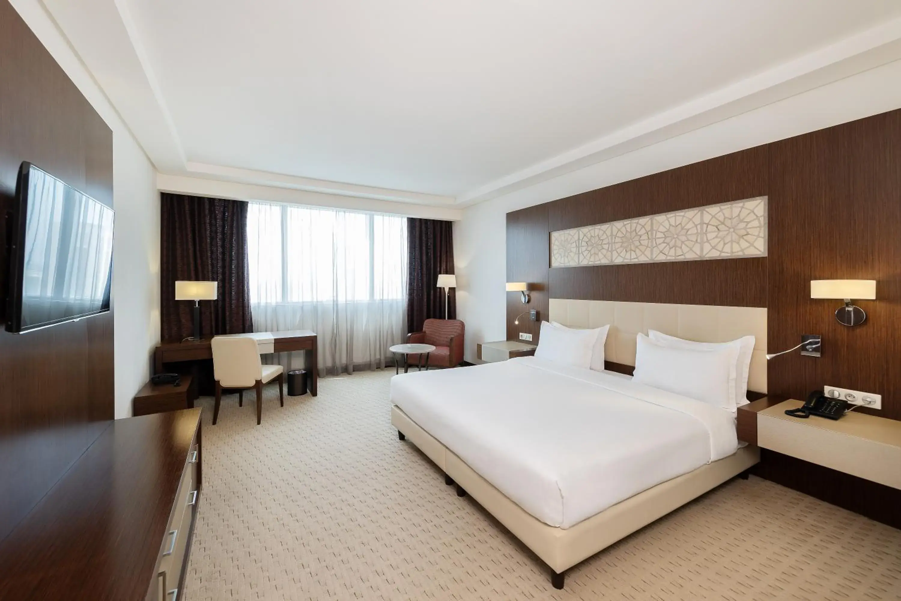 Bed in Radisson Blu Hotel & Convention Center, Tunis Bed in Radisson Blu Hotel & Convention Center, Tunis