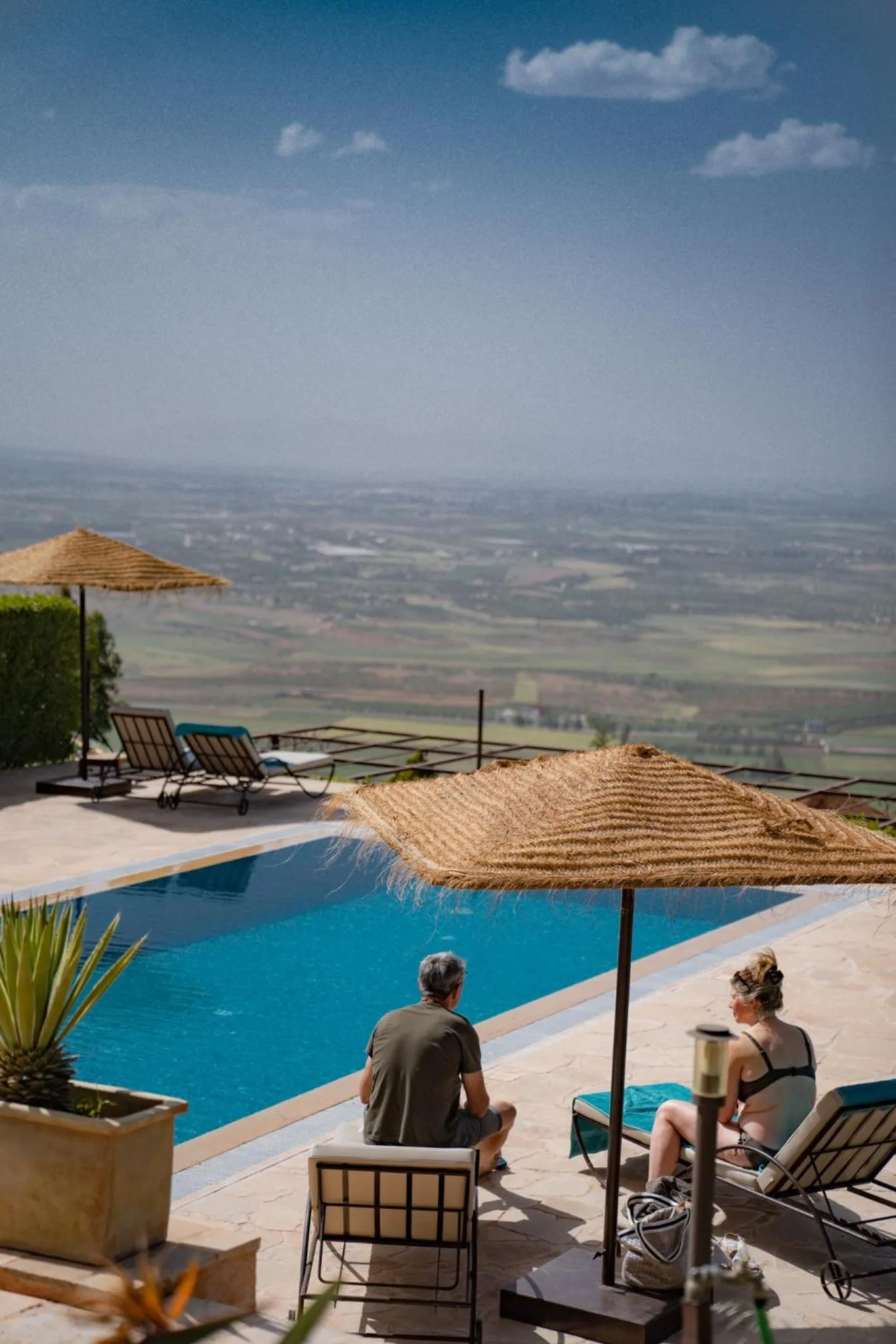 Swimming pool in Dar El Mandar - Ferme & Table d'Hôte Berbère