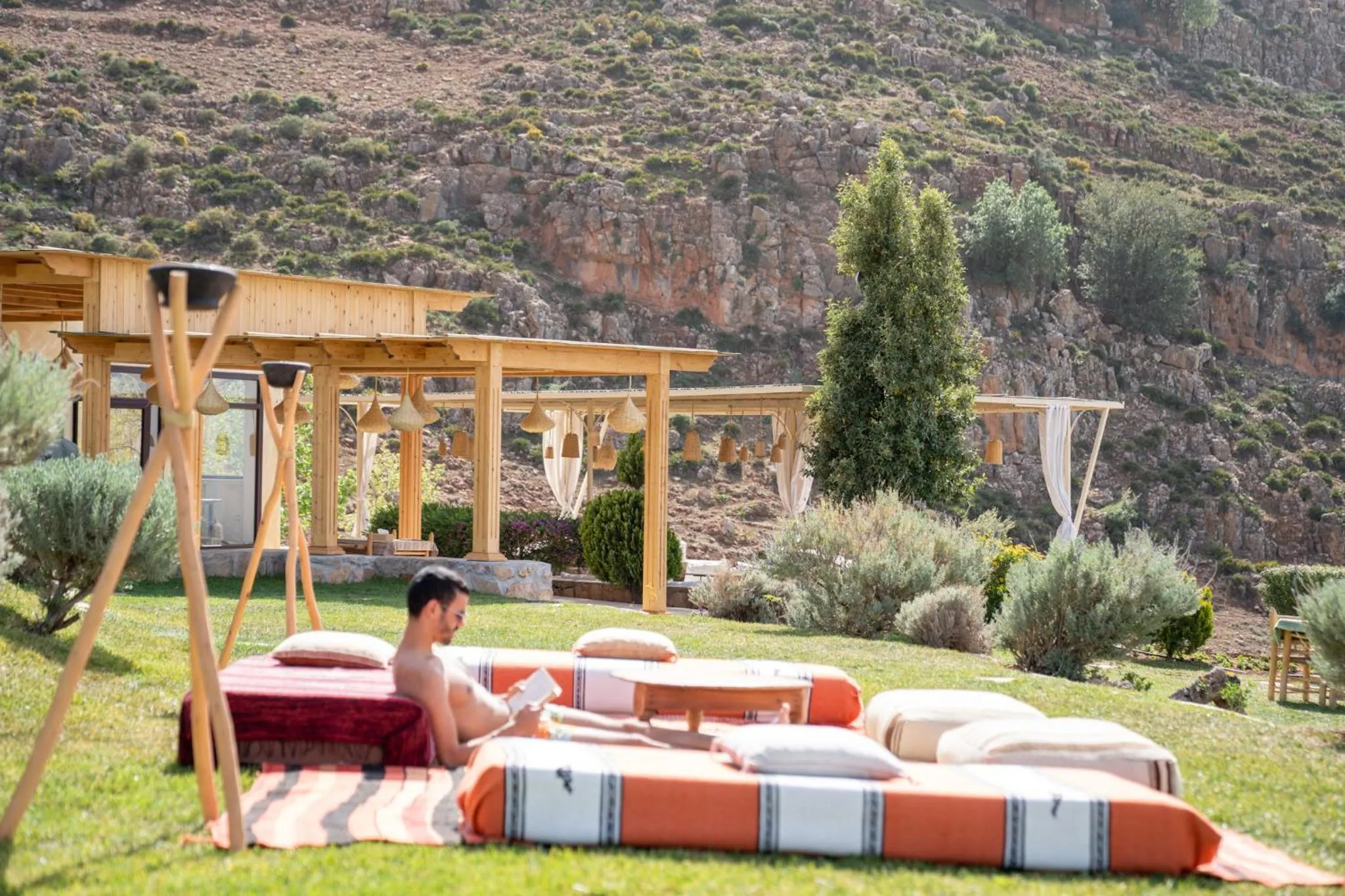 Garden in Dar El Mandar - Ferme & Table d'Hôte Berbère