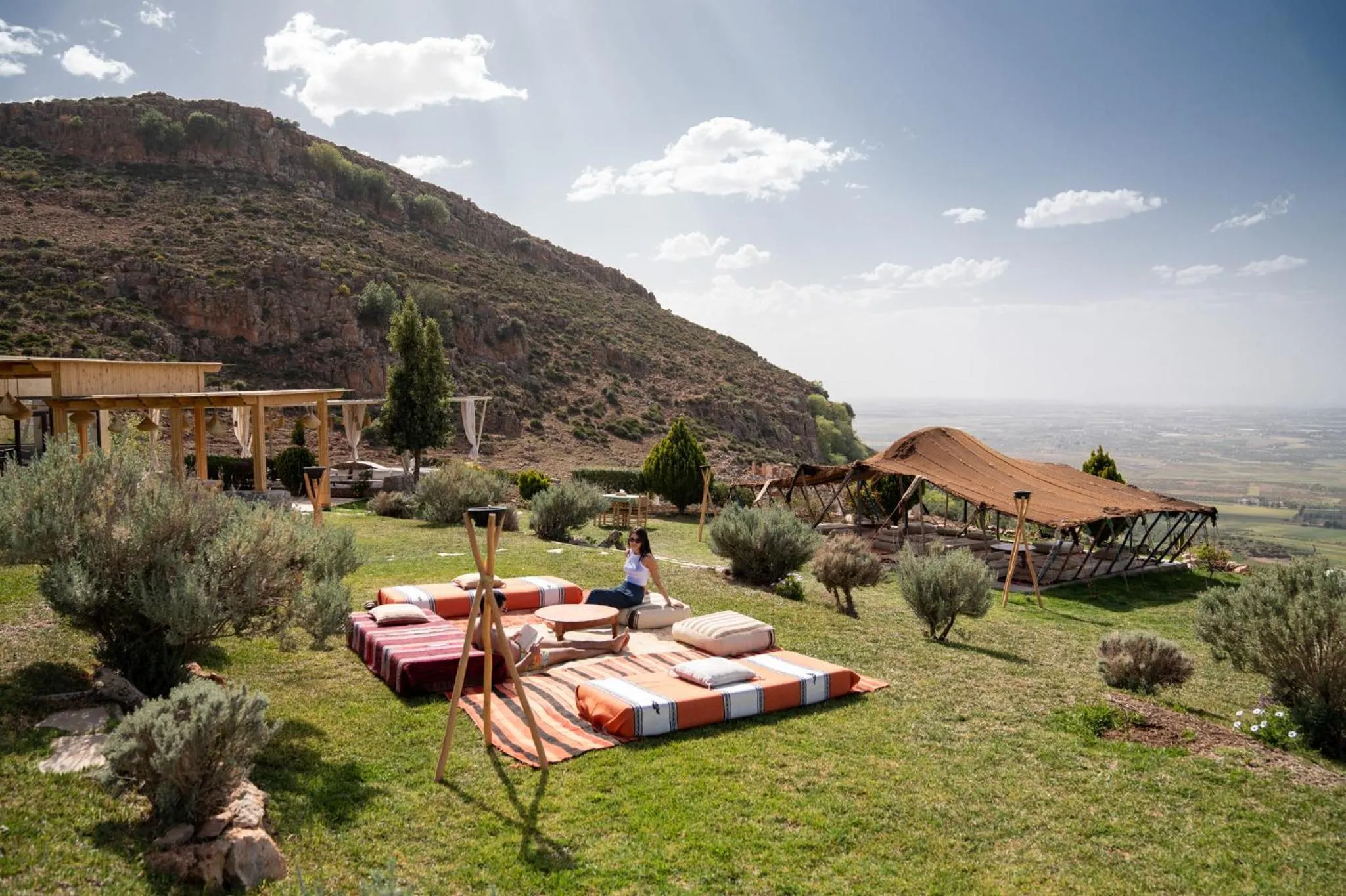 Garden in Dar El Mandar - Ferme & Table d'Hôte Berbère