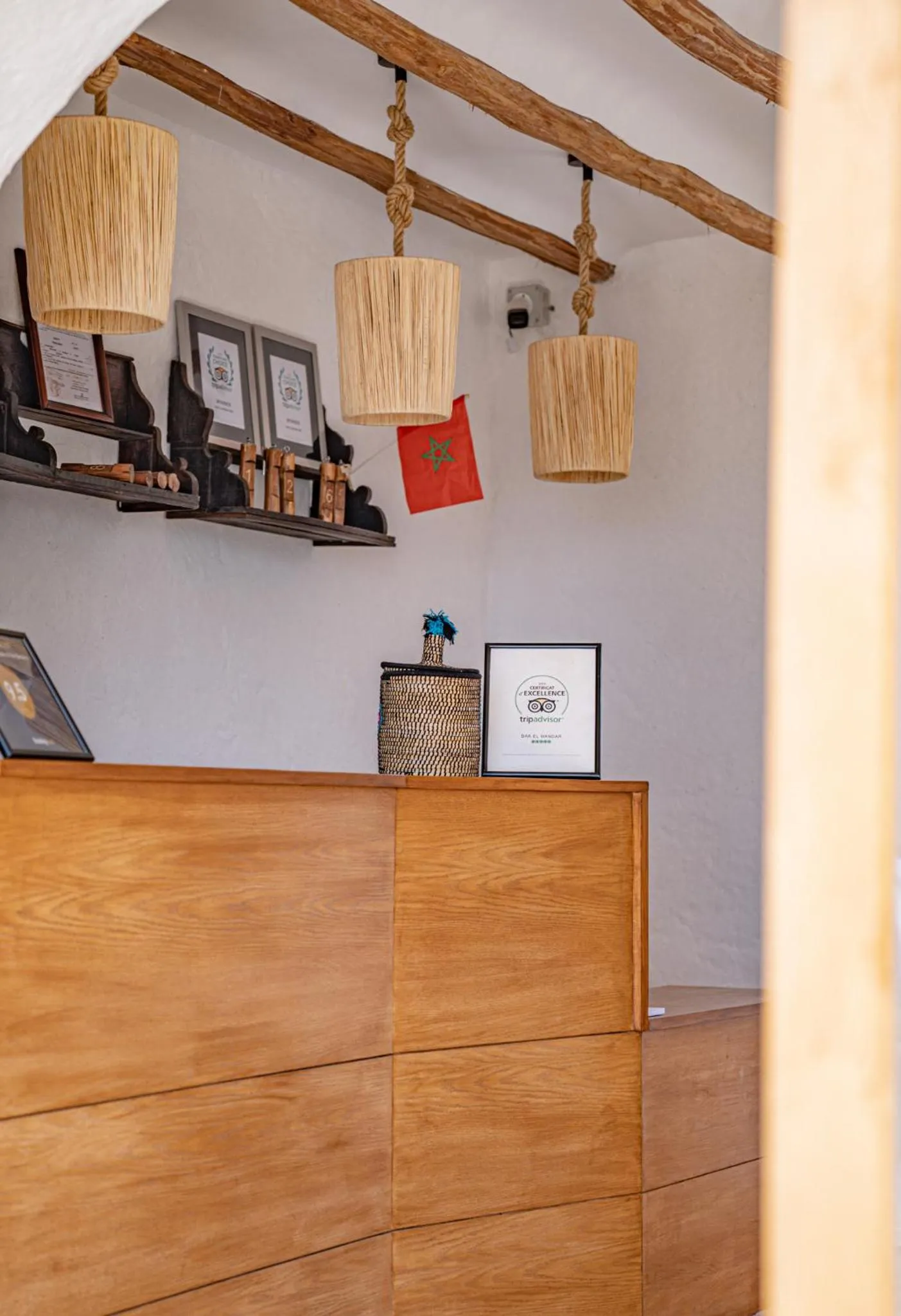 Lobby or reception in Dar El Mandar - Ferme & Table d'Hôte Berbère
