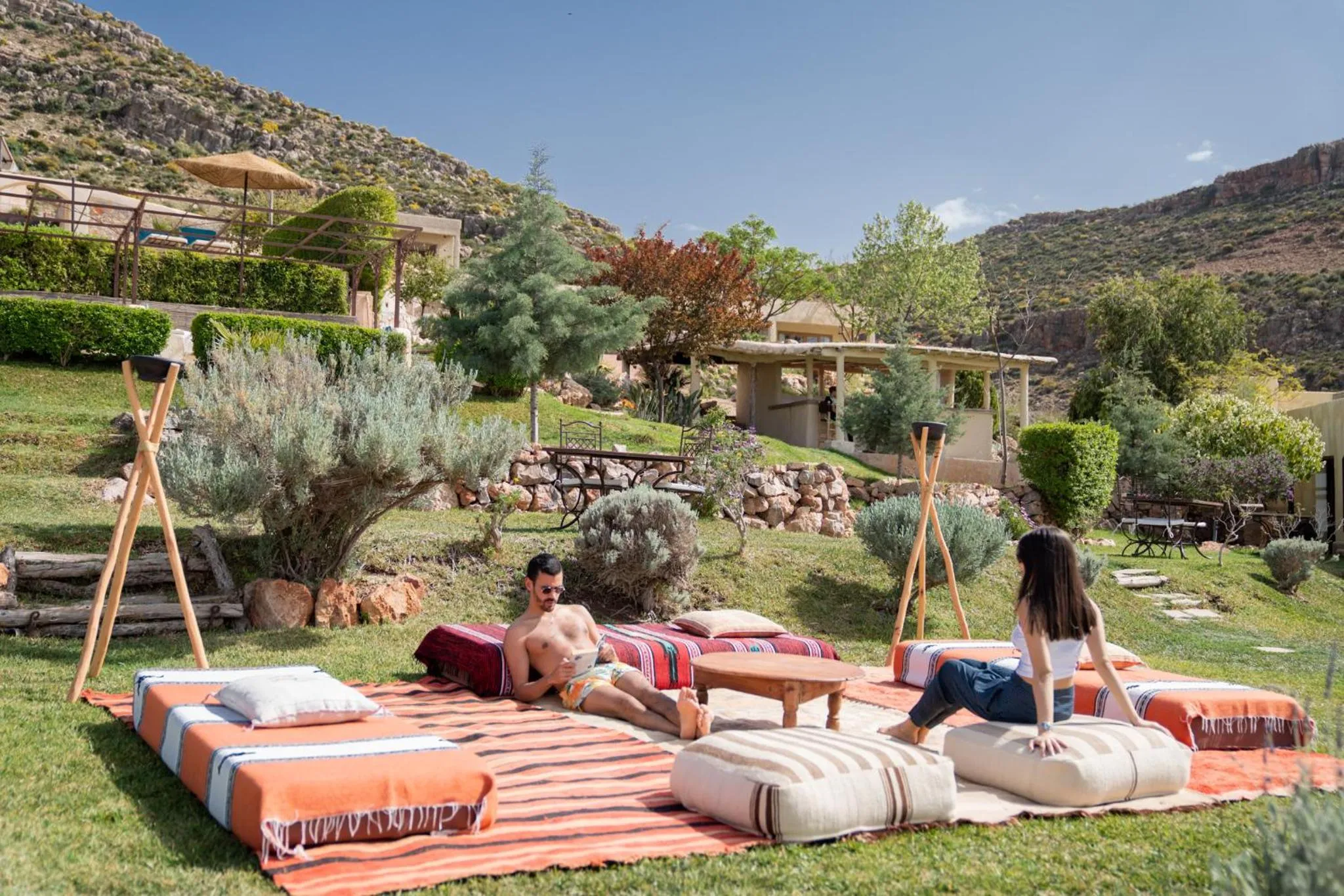 Garden in Dar El Mandar - Ferme & Table d'Hôte Berbère