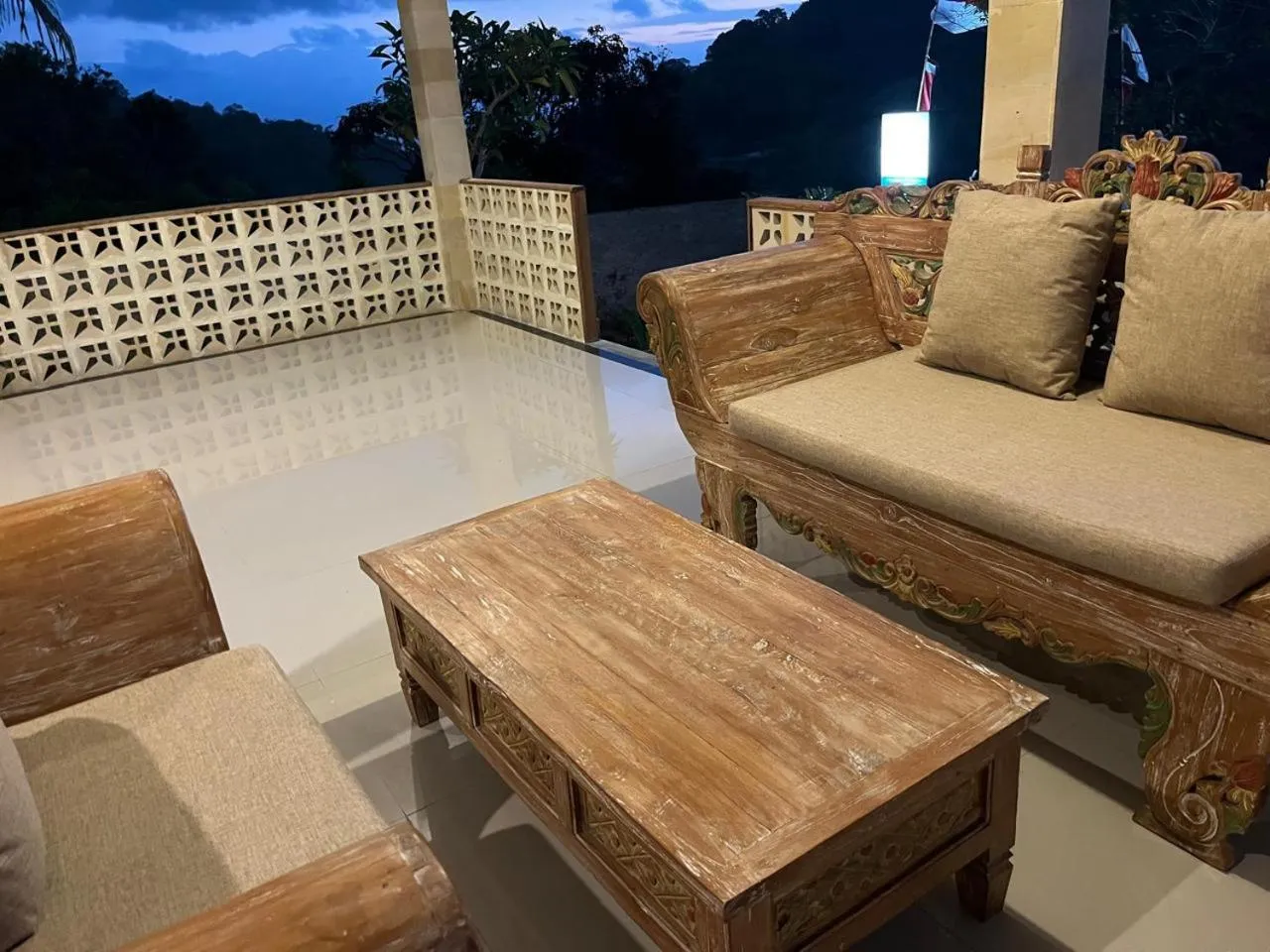 Lobby or reception in Kelingking Paradise Suites Villa