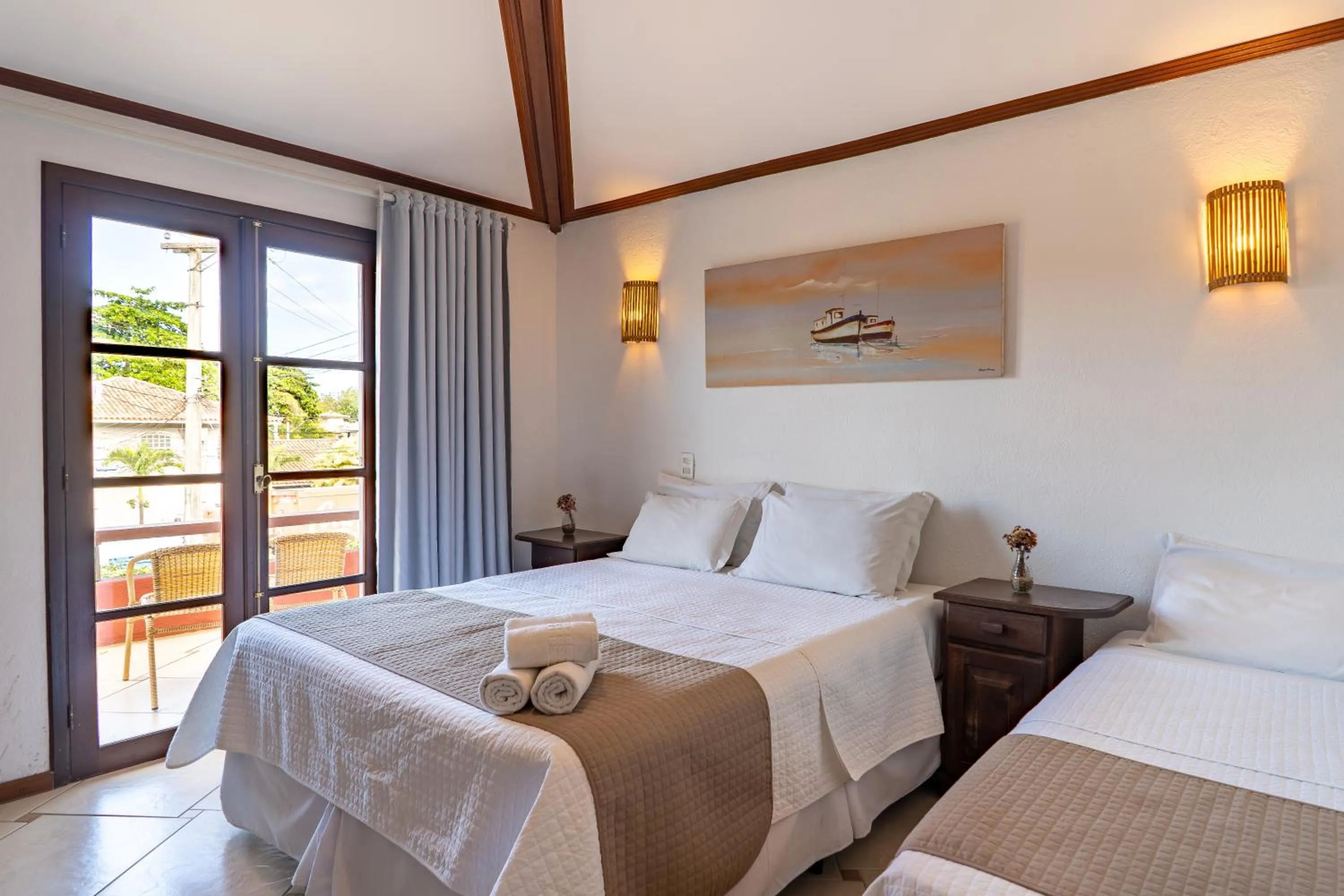 Bed in Suri Búzios Hotel