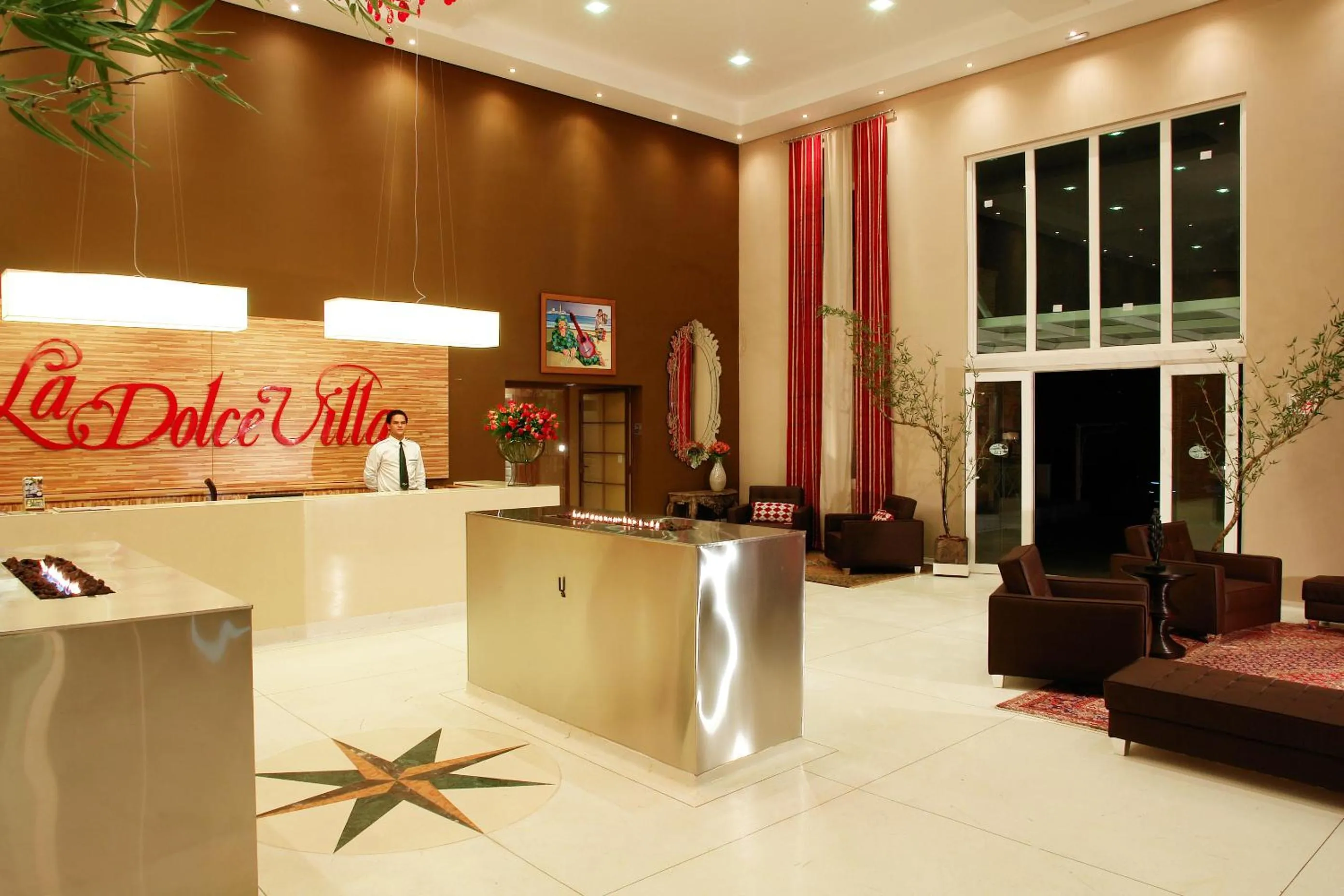 Lobby or reception in La Dolce Villa