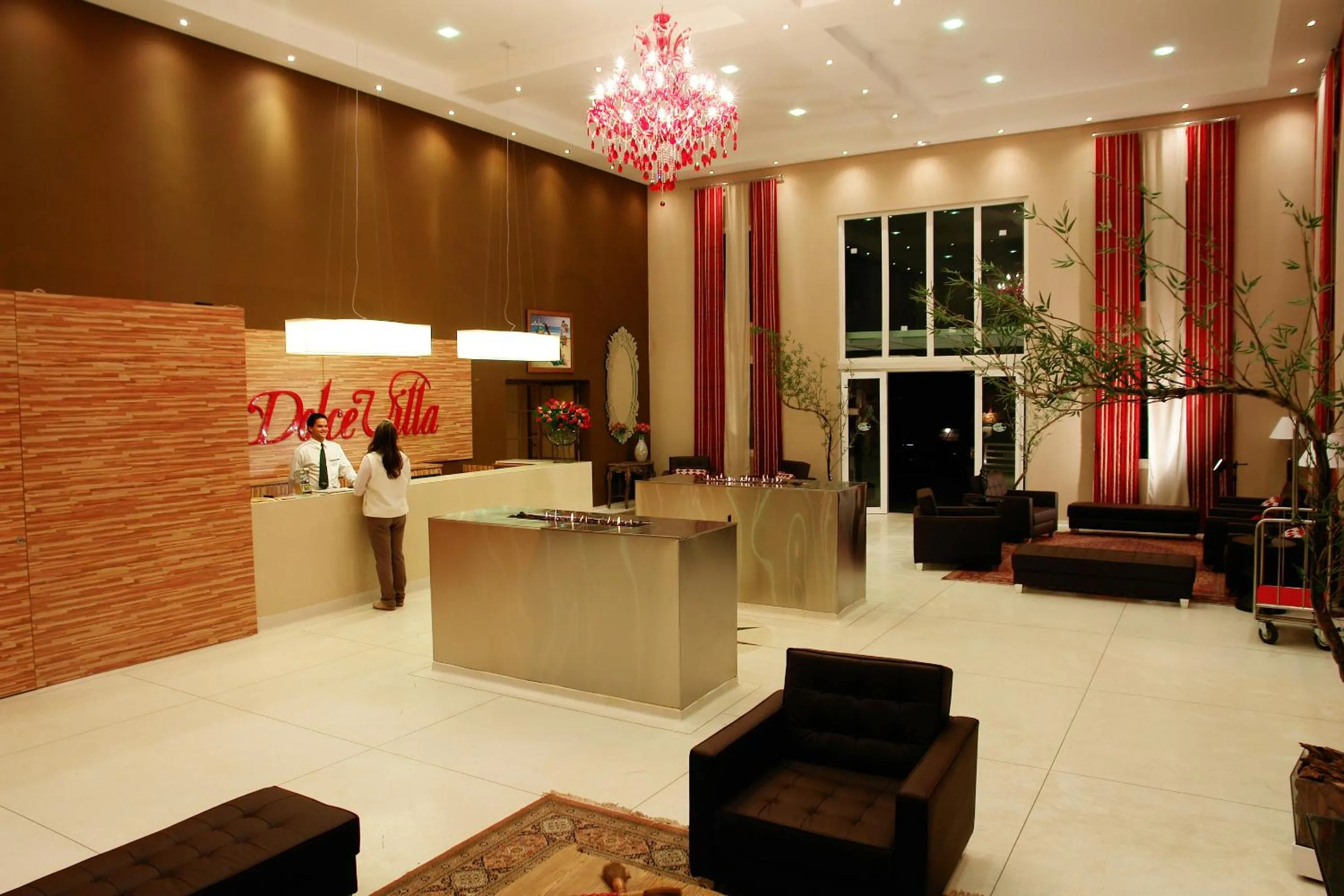 Lobby or reception in La Dolce Villa