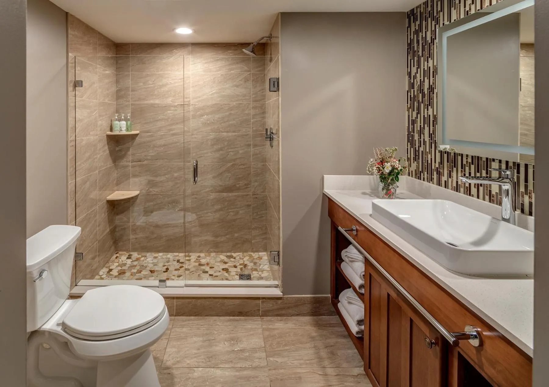 Shower in Crystal Mountain