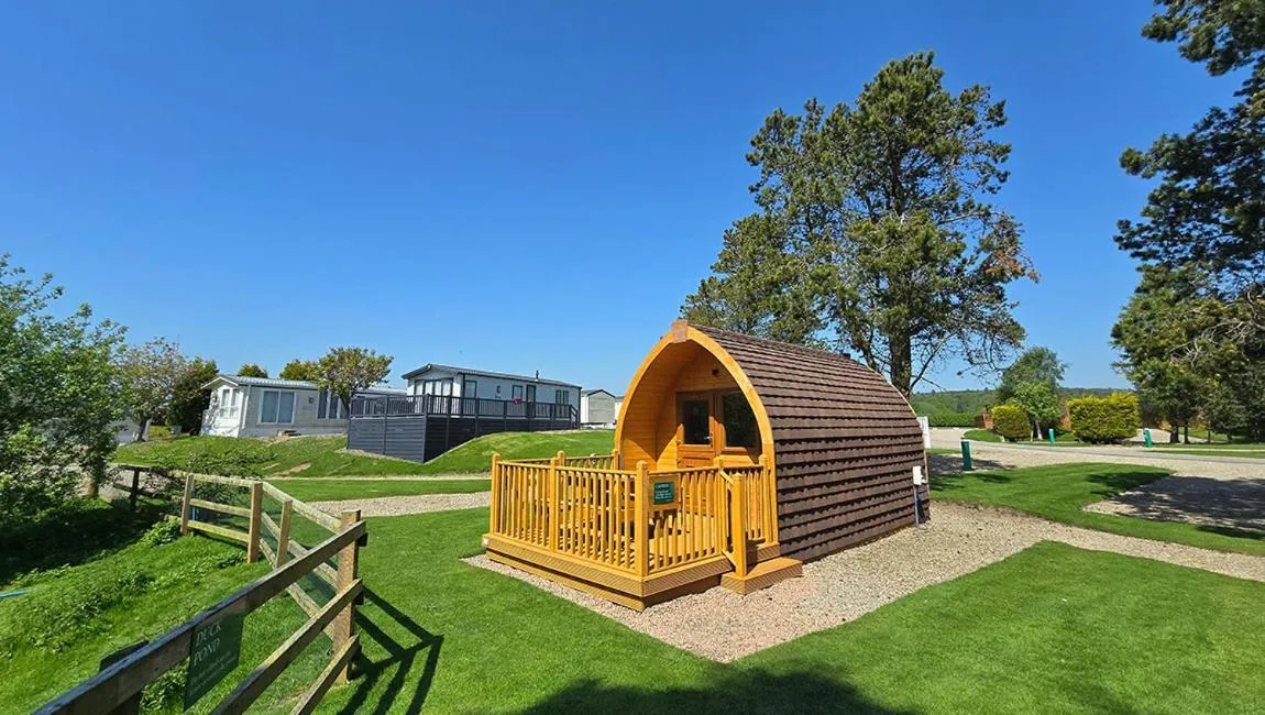 Camping Pod Sleeps 2 (shared bathroom) in Deeside Holiday Park