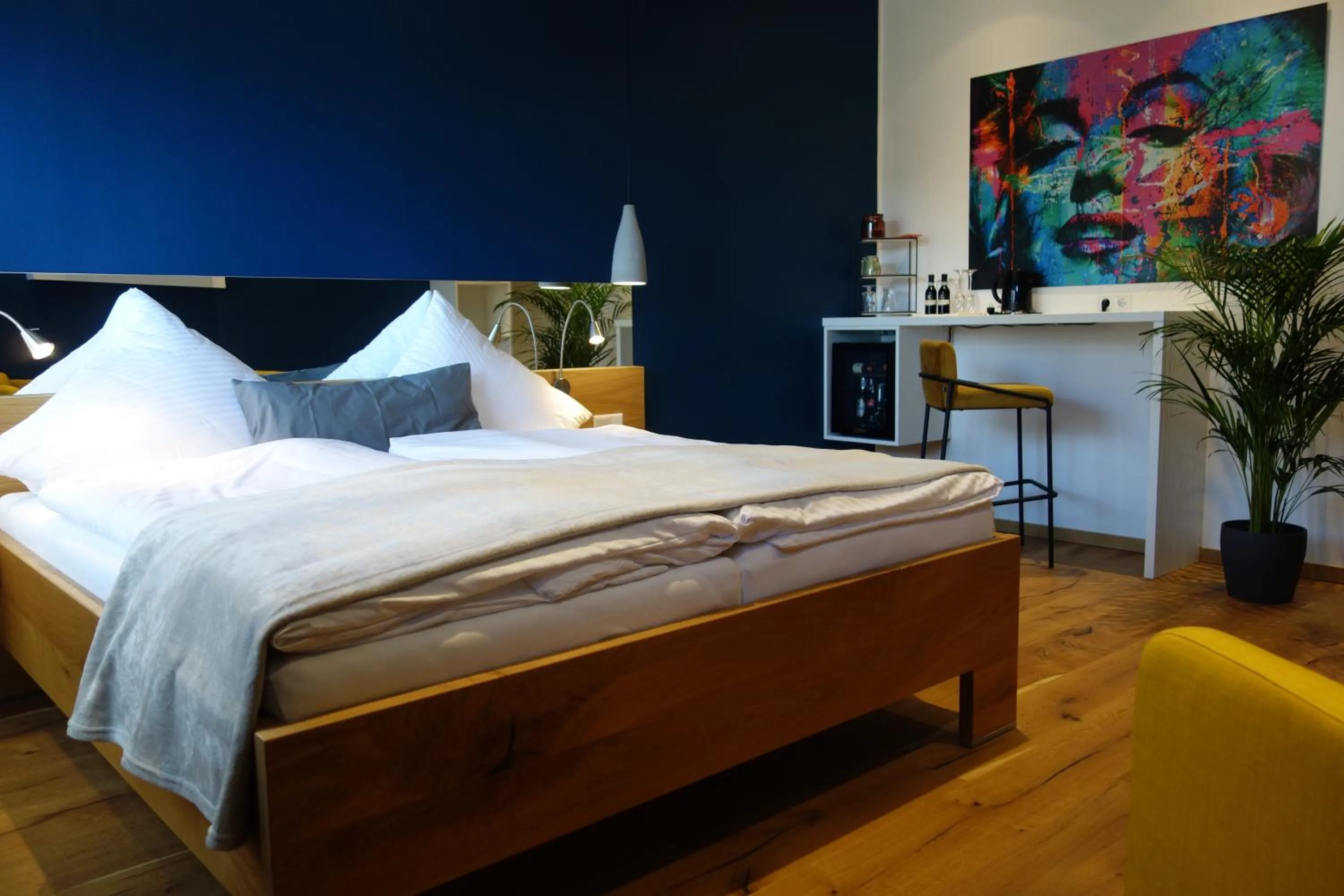 Patio, Bed in Hotel & Restaurant Venner Moor