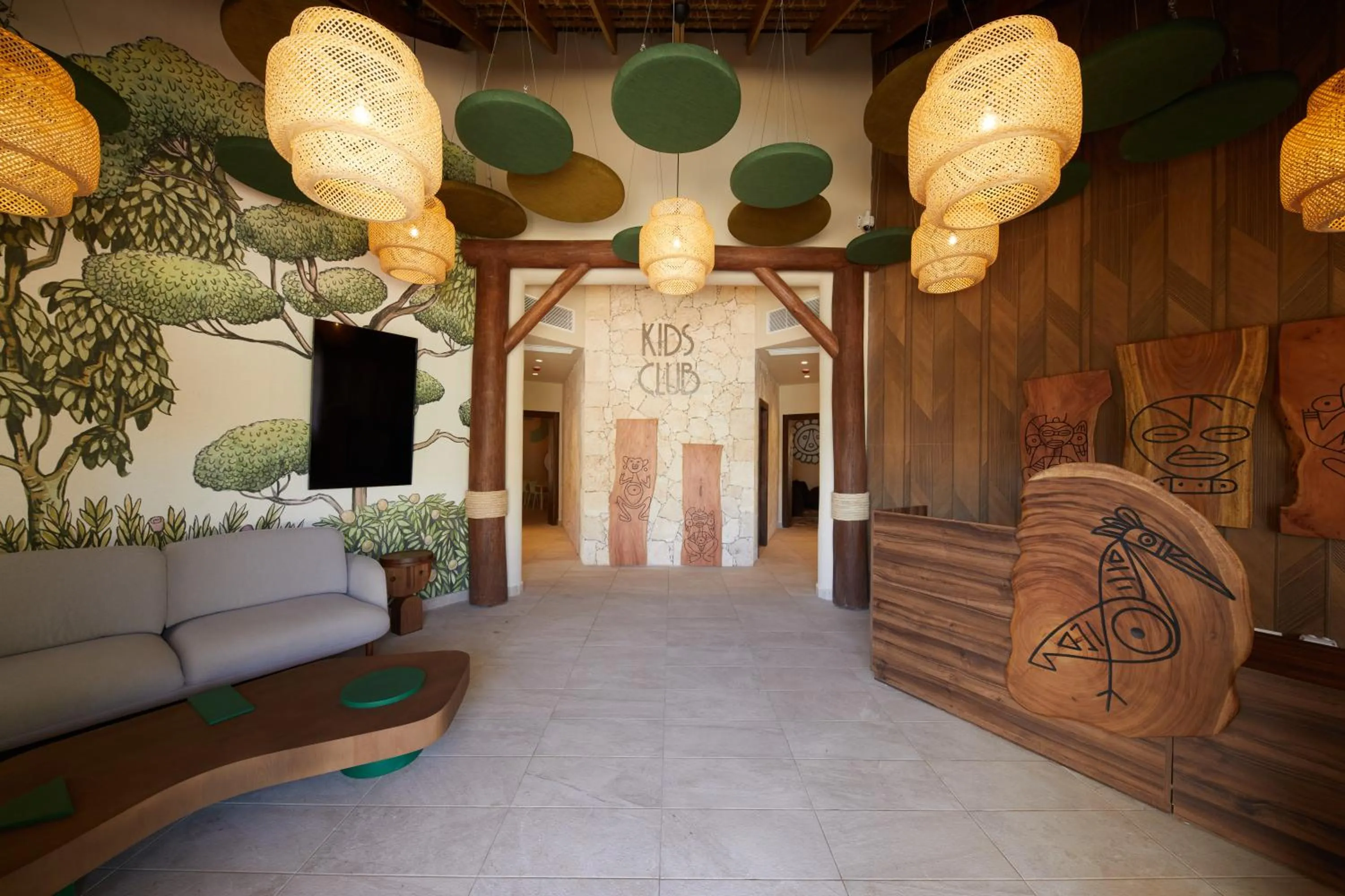 Communal lounge/ TV room in Bahia Principe Luxury Esmeralda All Inclusive - Newly Renovated