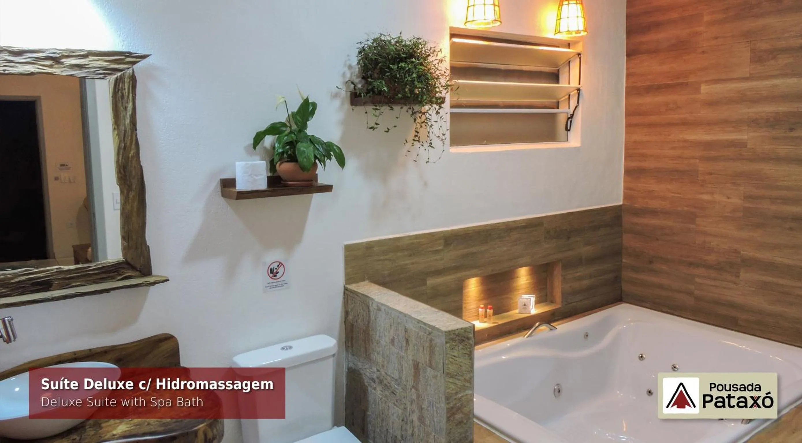 Hot Tub in Pousada Pataxó