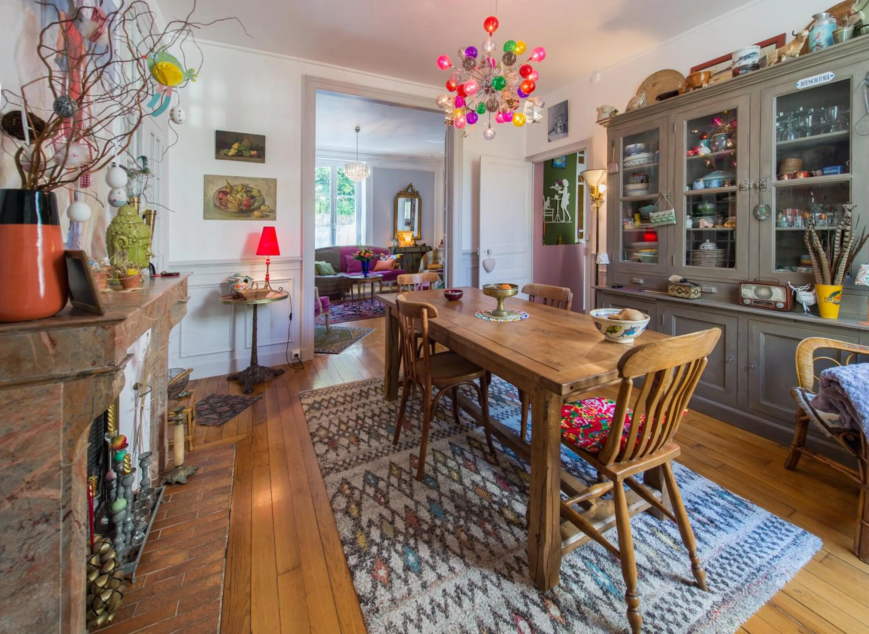 Lounge or bar in La Mancelle - Chambre d'hôtes