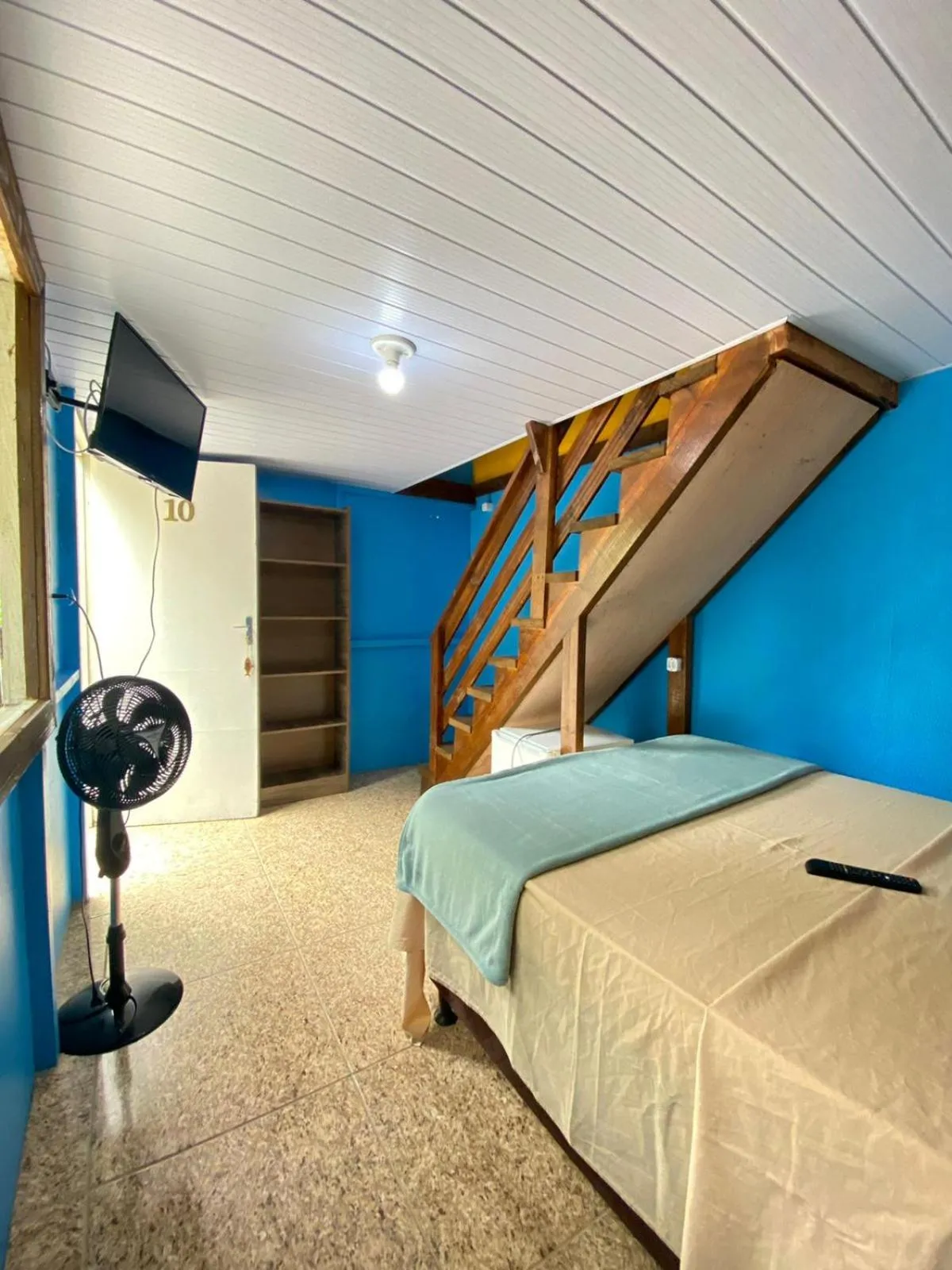 Bedroom, Bed in Pousada & Camping Tubarão
