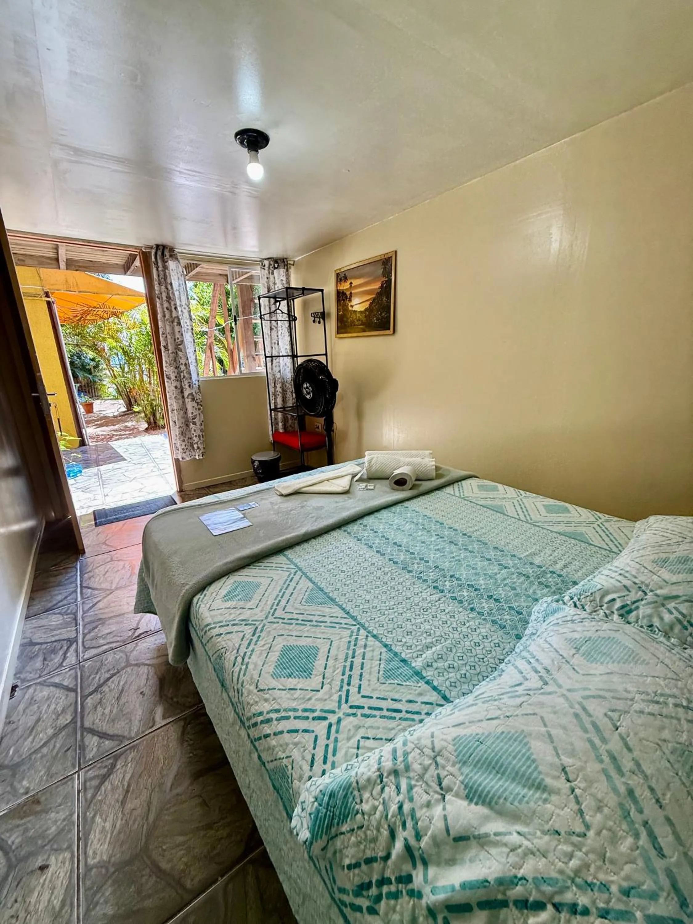 Bed in Pousada & Camping Tubarão