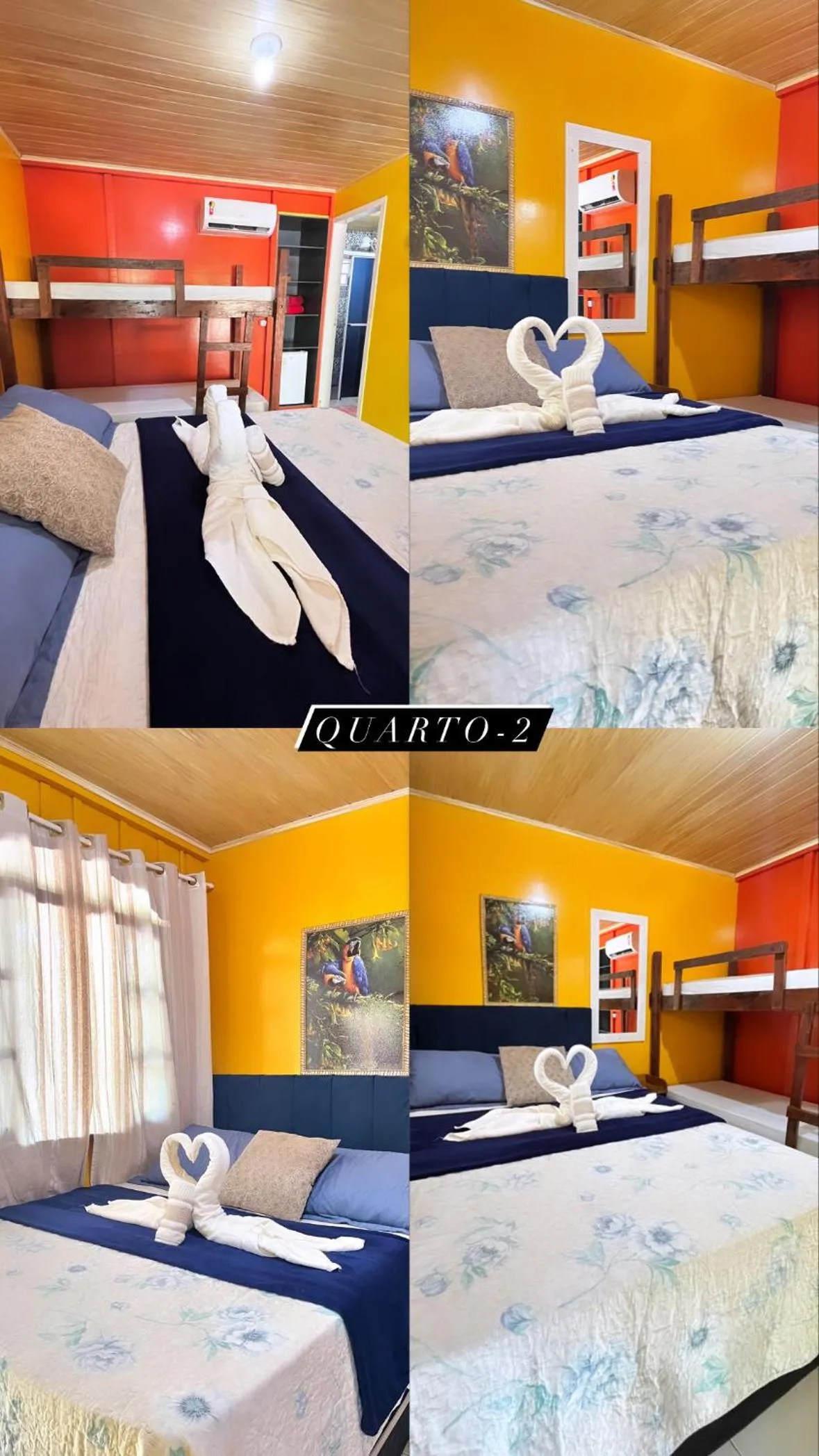 Photo of the whole room, Bed in Pousada & Camping Tubarão