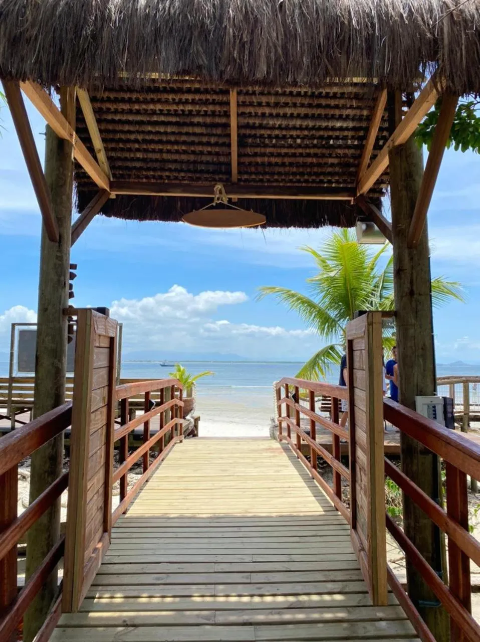 Sea view in Pousada & Camping Tubarão