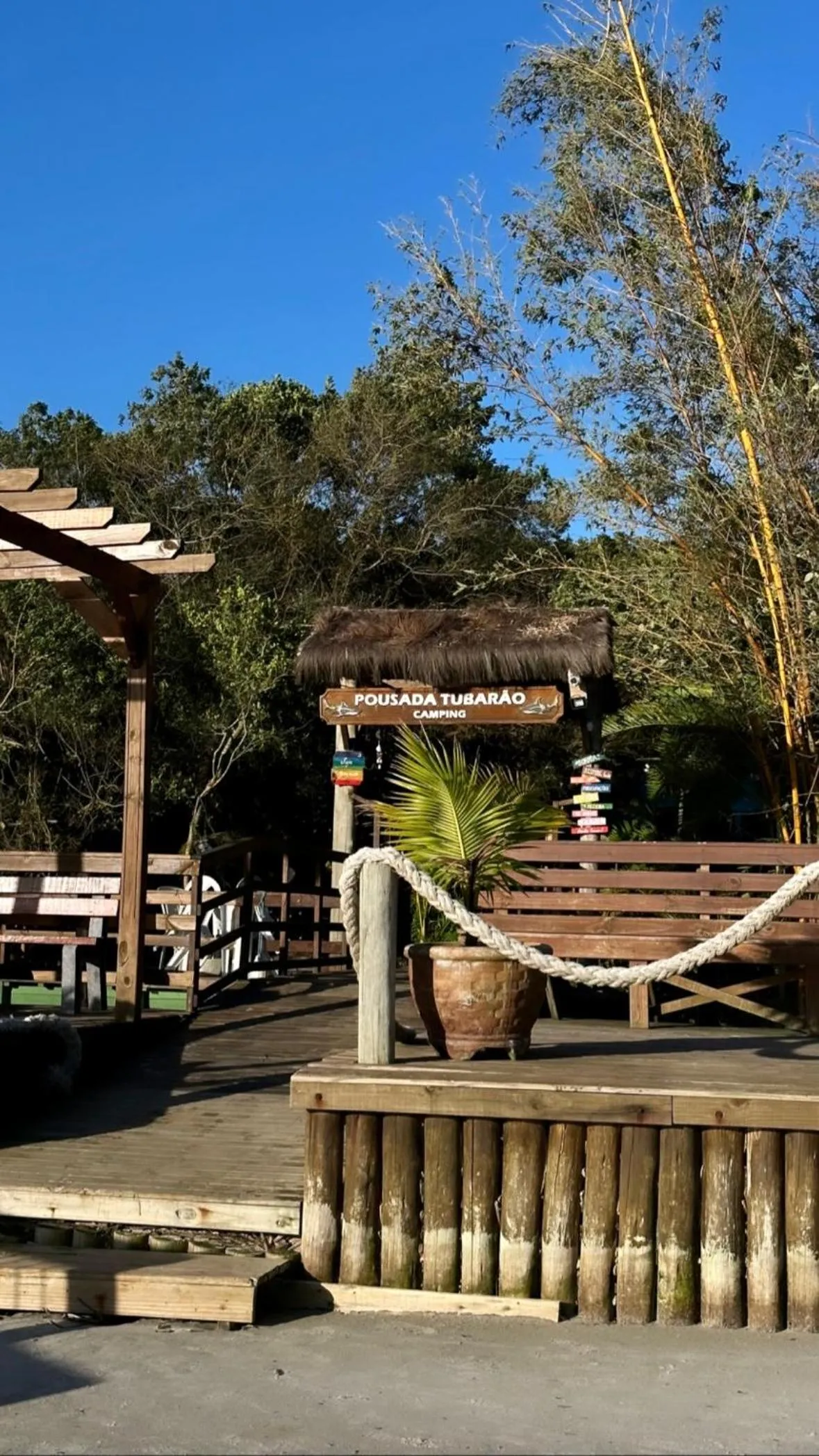 Facade/entrance in Pousada & Camping Tubarão