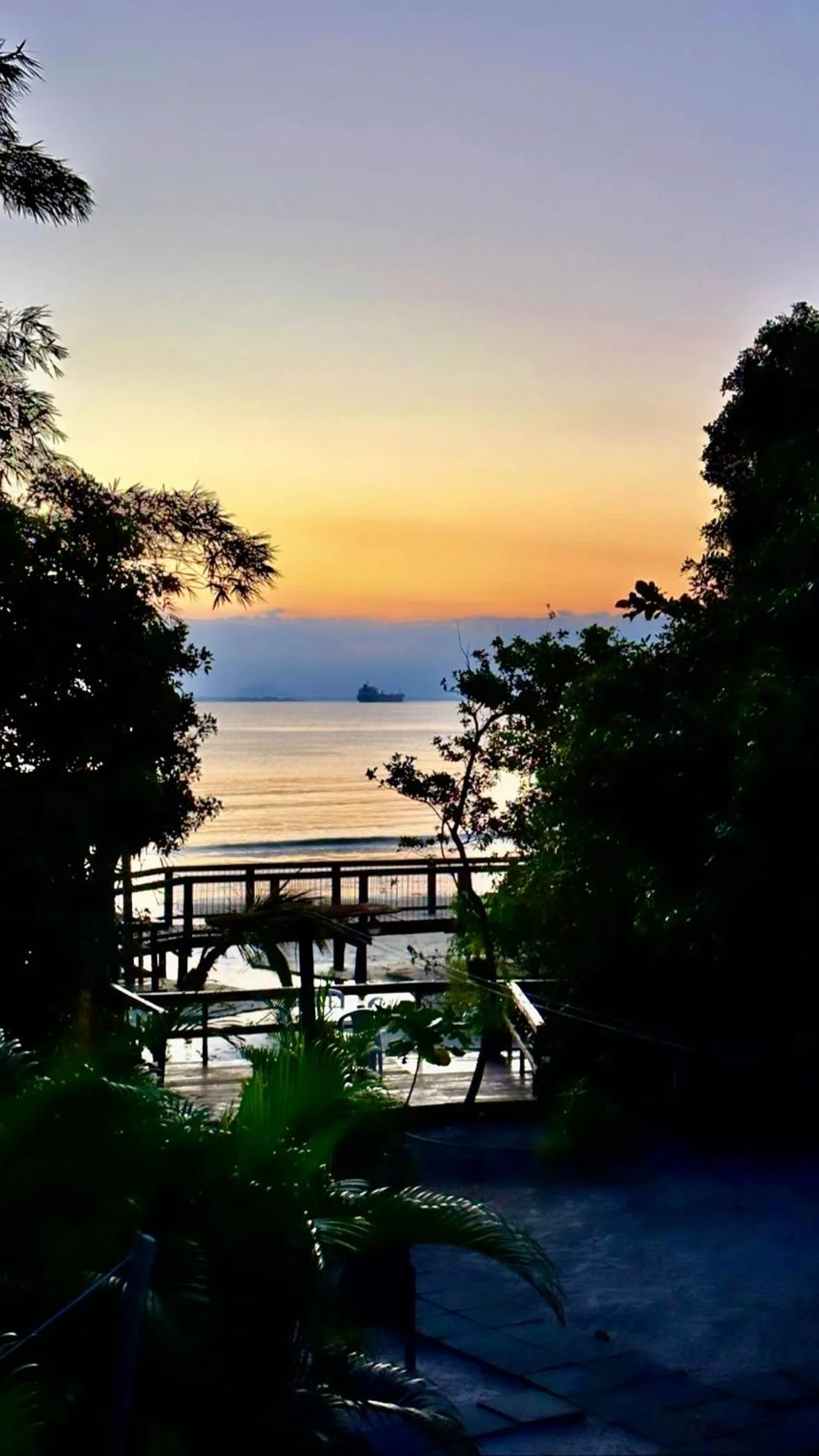 Sunset in Pousada & Camping Tubarão