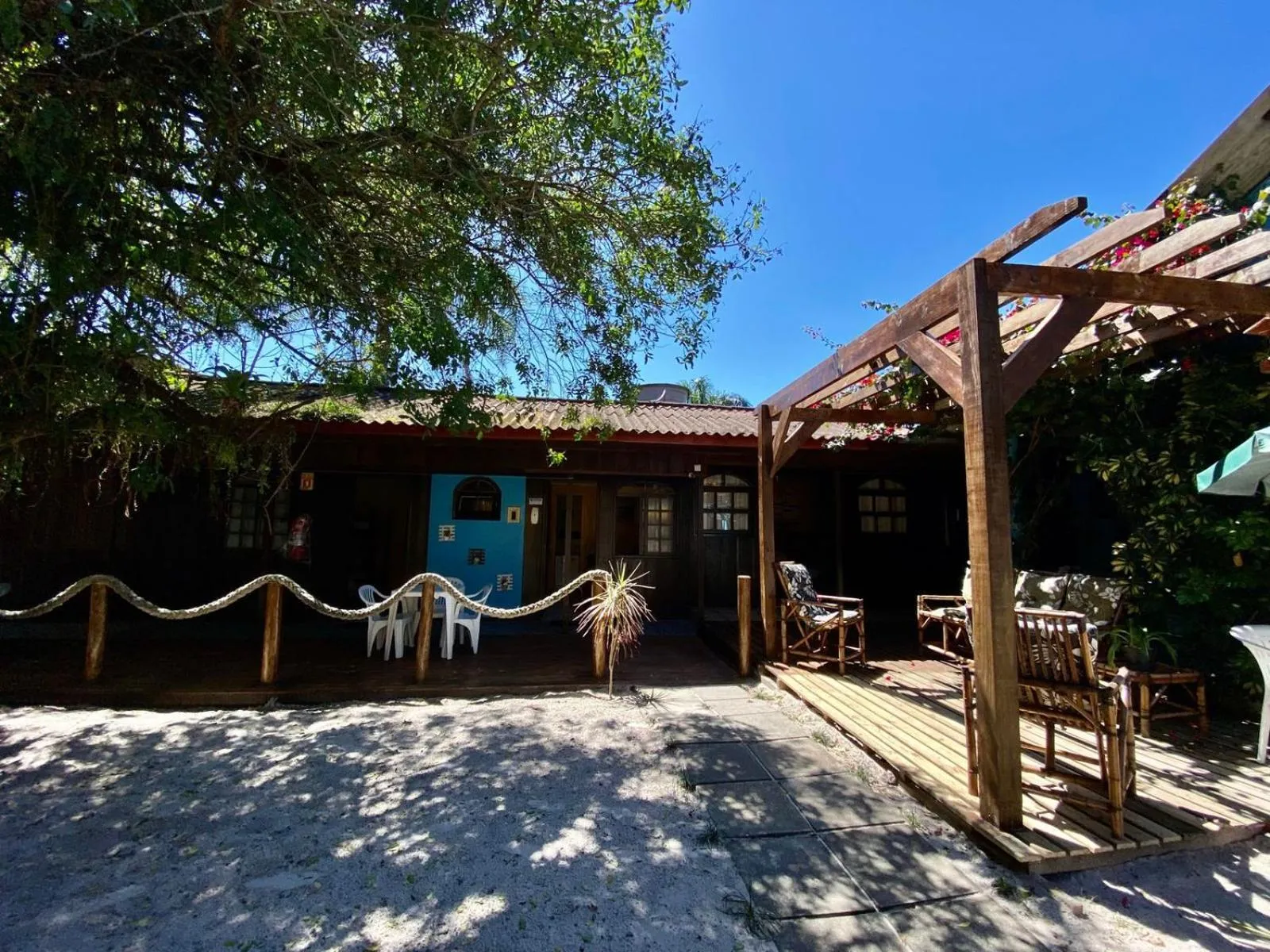 Patio in Pousada & Camping Tubarão