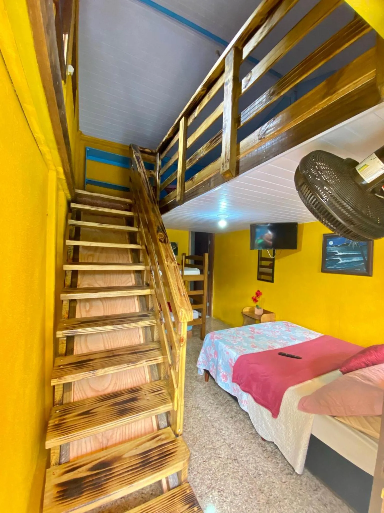 Photo of the whole room, Bed in Pousada & Camping Tubarão