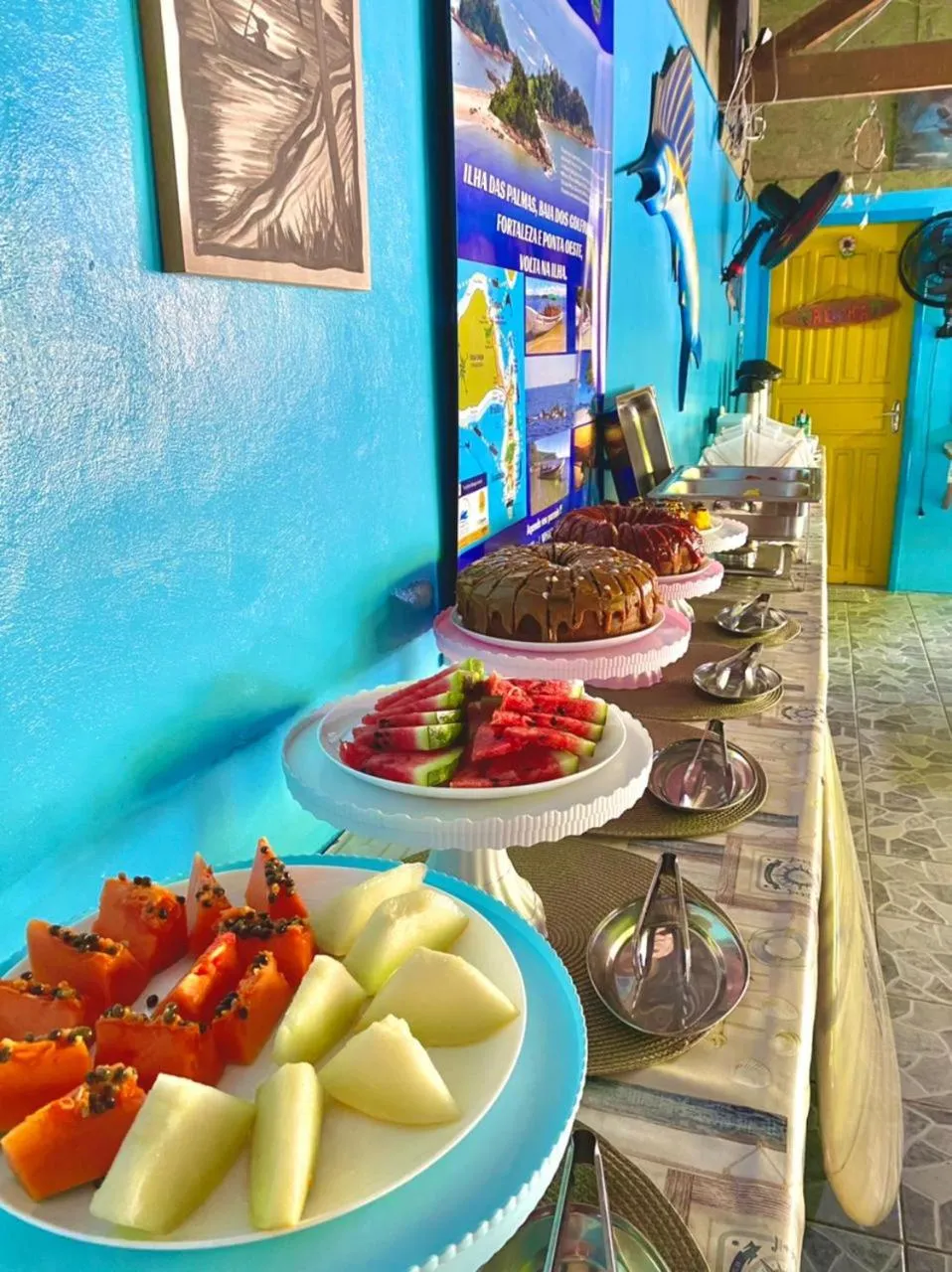 Food and drinks in Pousada & Camping Tubarão
